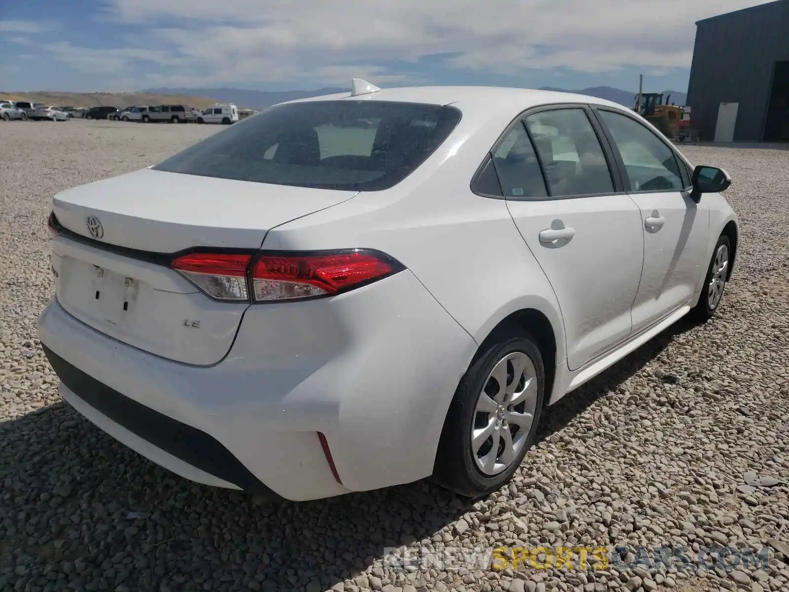 4 Photograph of a damaged car 5YFEPRAE1LP009347 TOYOTA COROLLA 2020