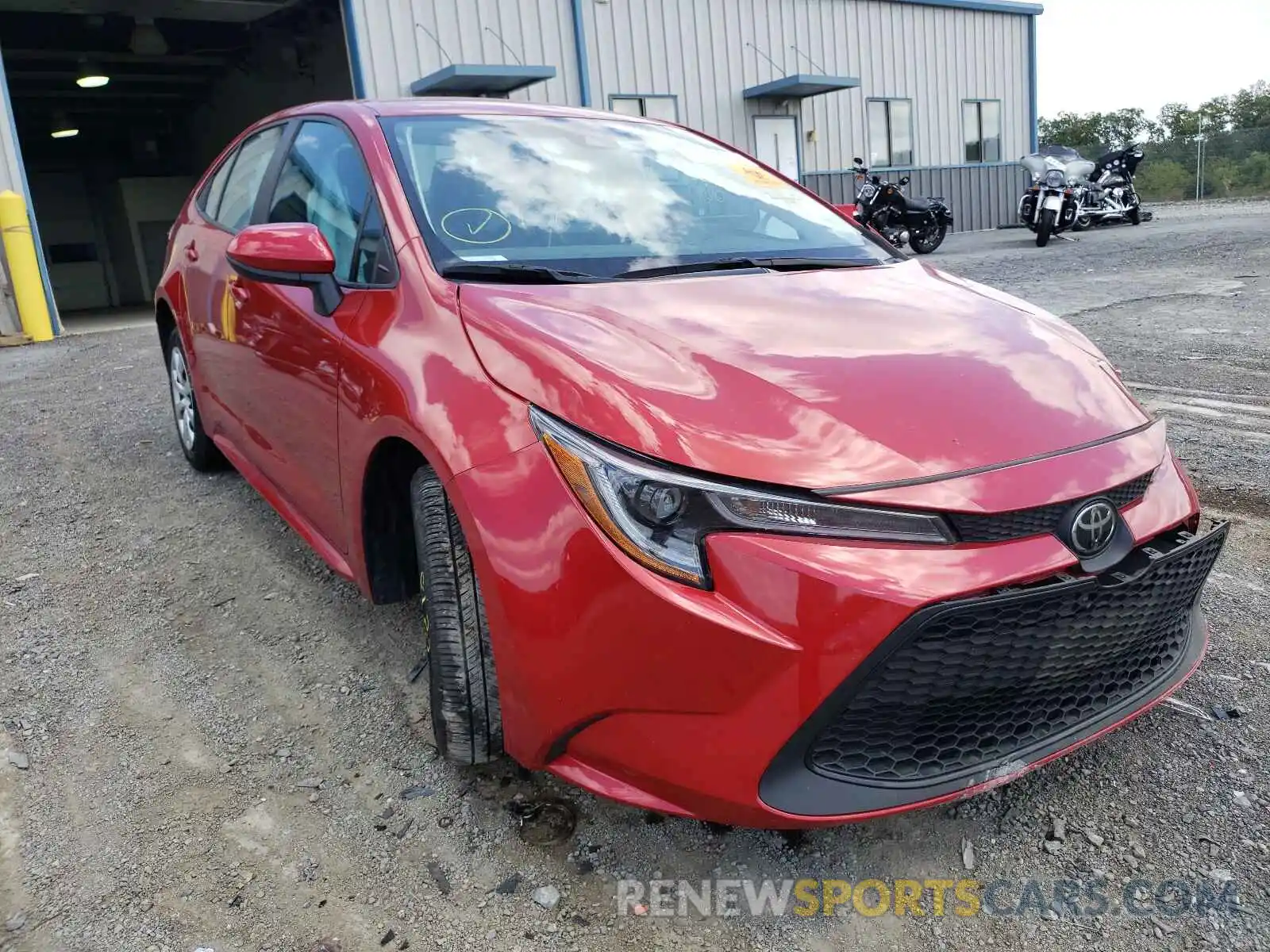 1 Photograph of a damaged car 5YFEPRAE1LP010238 TOYOTA COROLLA 2020