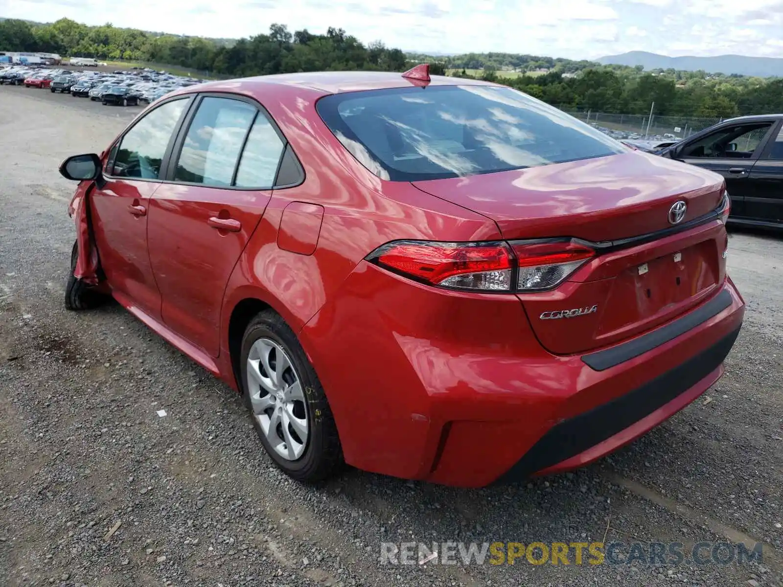 3 Photograph of a damaged car 5YFEPRAE1LP010238 TOYOTA COROLLA 2020