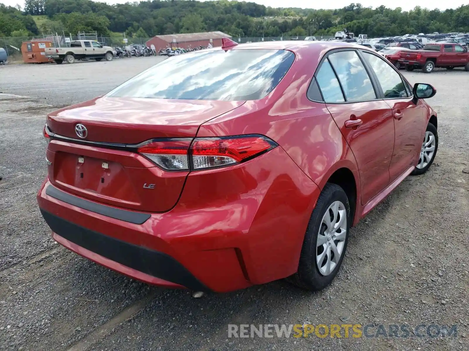 4 Photograph of a damaged car 5YFEPRAE1LP010238 TOYOTA COROLLA 2020