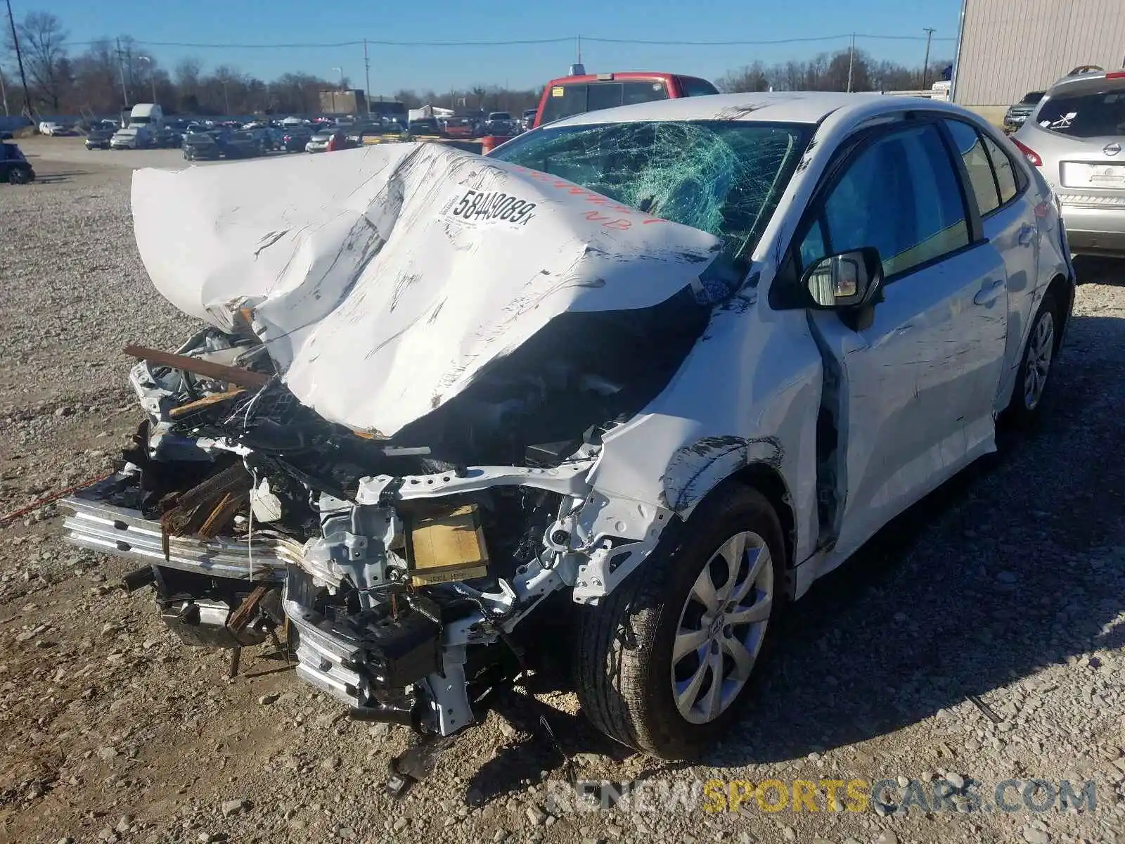 2 Photograph of a damaged car 5YFEPRAE1LP014824 TOYOTA COROLLA 2020