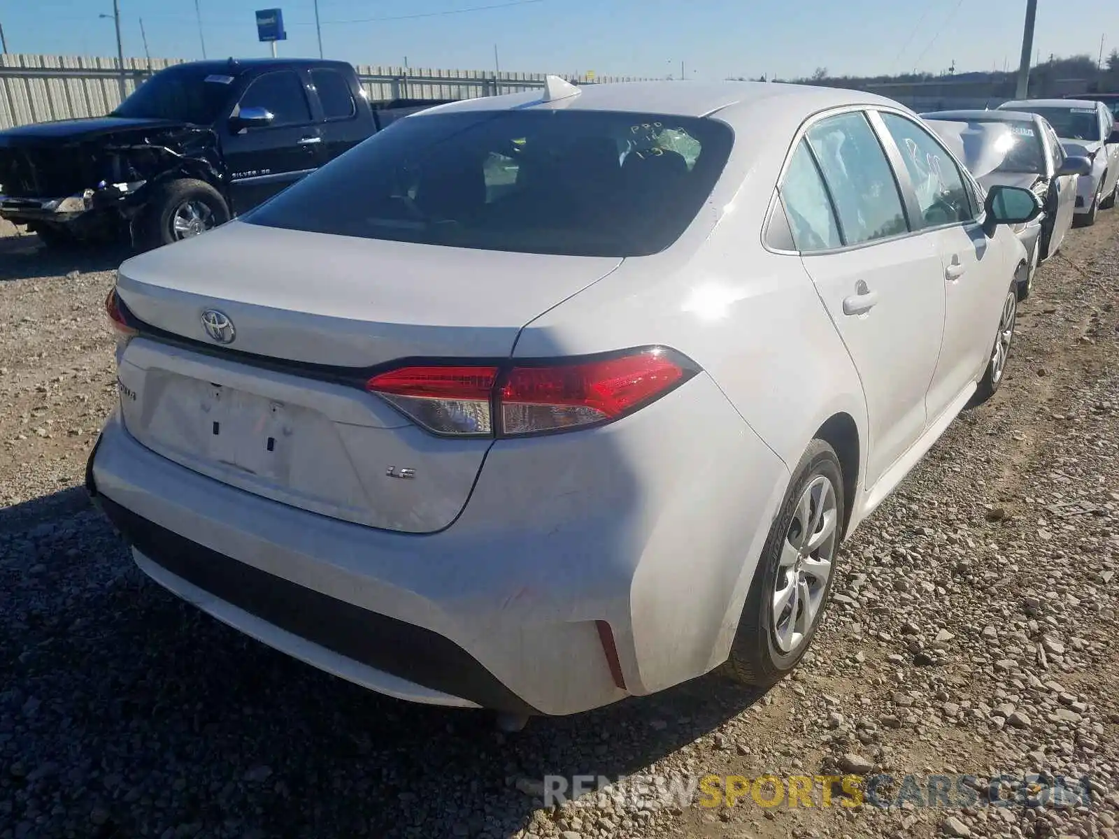 4 Photograph of a damaged car 5YFEPRAE1LP014824 TOYOTA COROLLA 2020