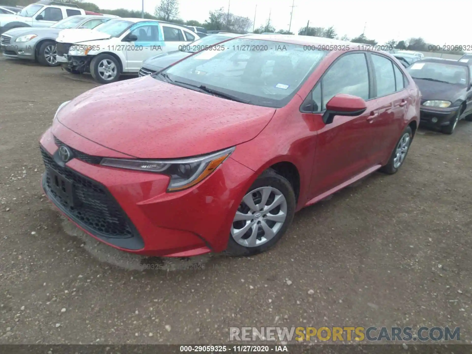 2 Photograph of a damaged car 5YFEPRAE1LP016444 TOYOTA COROLLA 2020