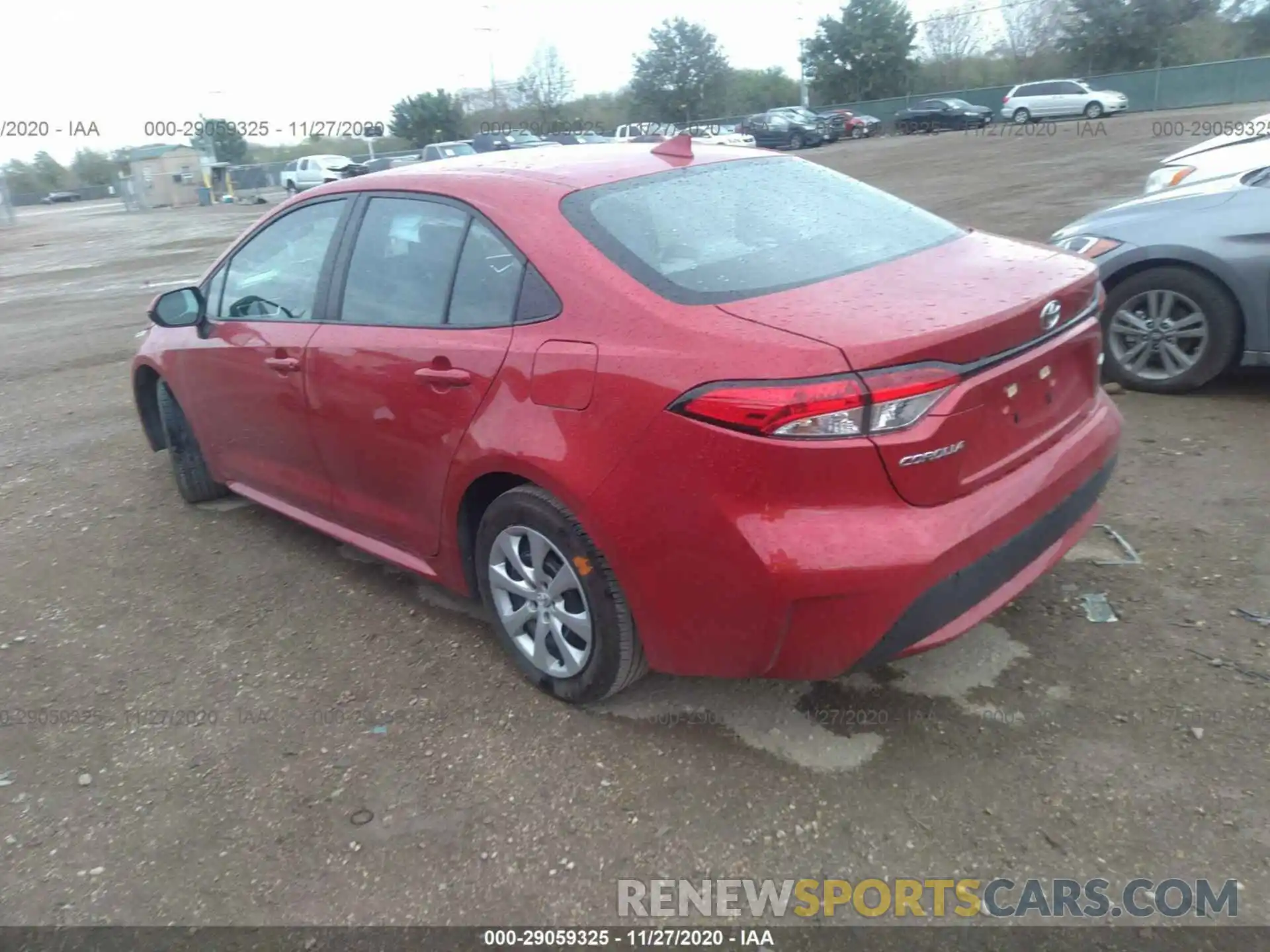 3 Photograph of a damaged car 5YFEPRAE1LP016444 TOYOTA COROLLA 2020