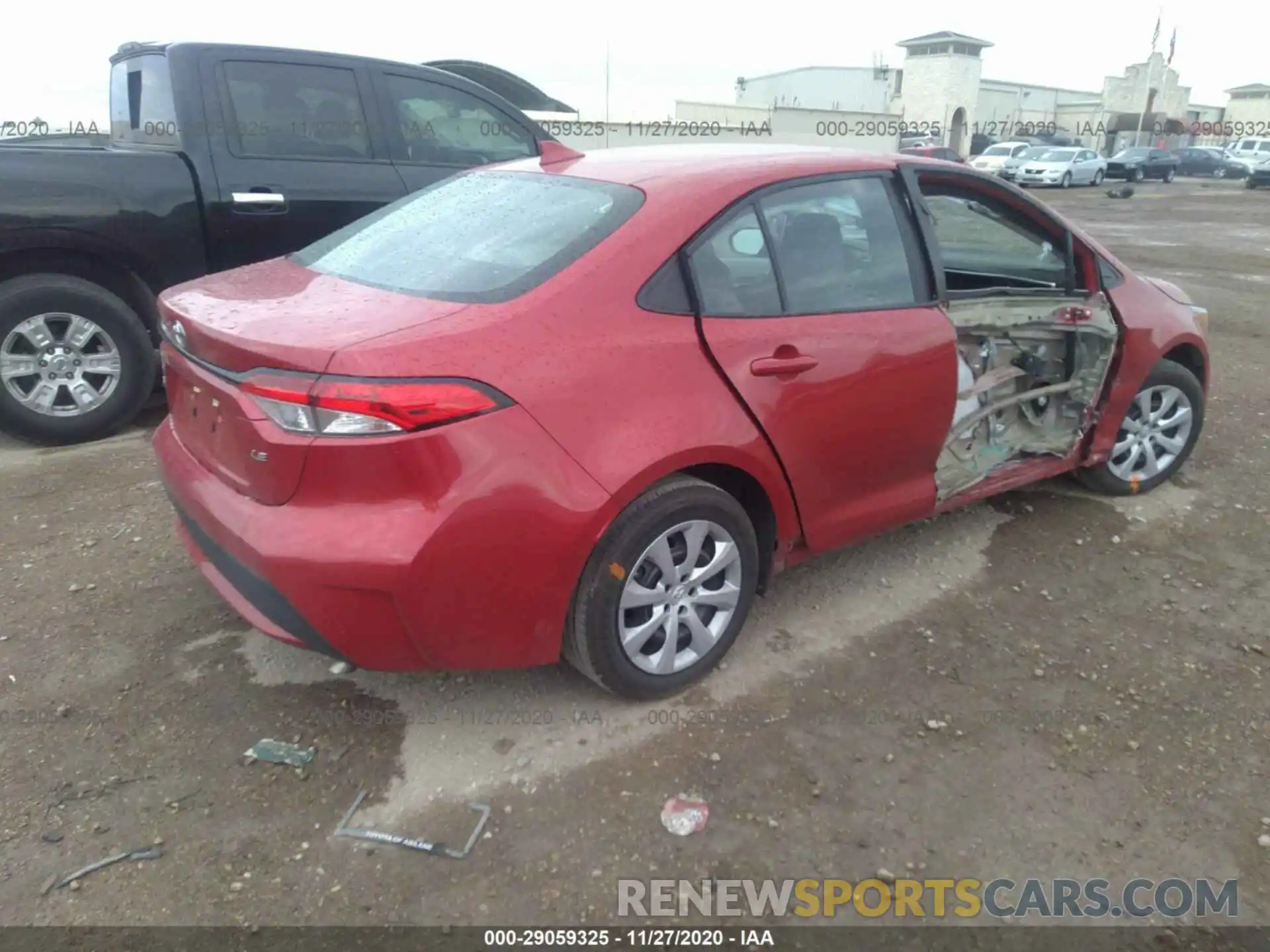 4 Photograph of a damaged car 5YFEPRAE1LP016444 TOYOTA COROLLA 2020