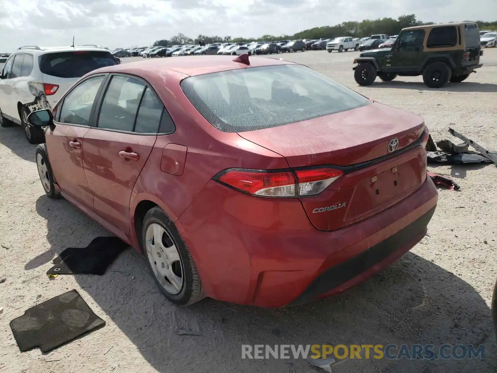 3 Photograph of a damaged car 5YFEPRAE1LP017304 TOYOTA COROLLA 2020