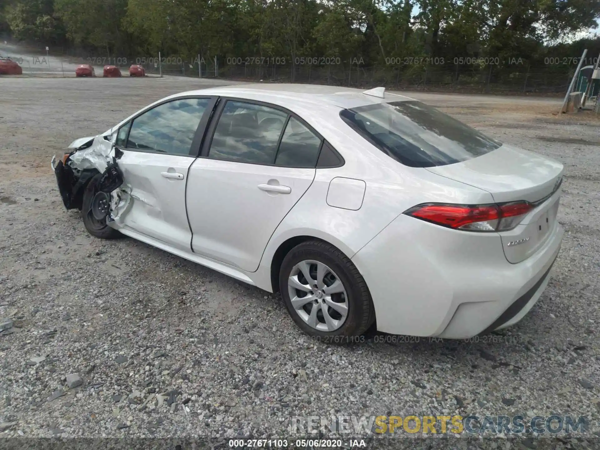 3 Photograph of a damaged car 5YFEPRAE1LP018100 TOYOTA COROLLA 2020