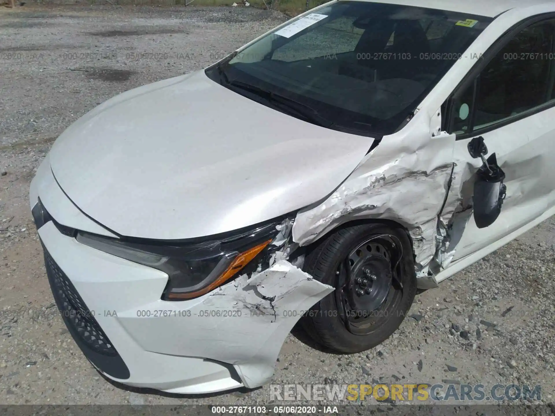 6 Photograph of a damaged car 5YFEPRAE1LP018100 TOYOTA COROLLA 2020