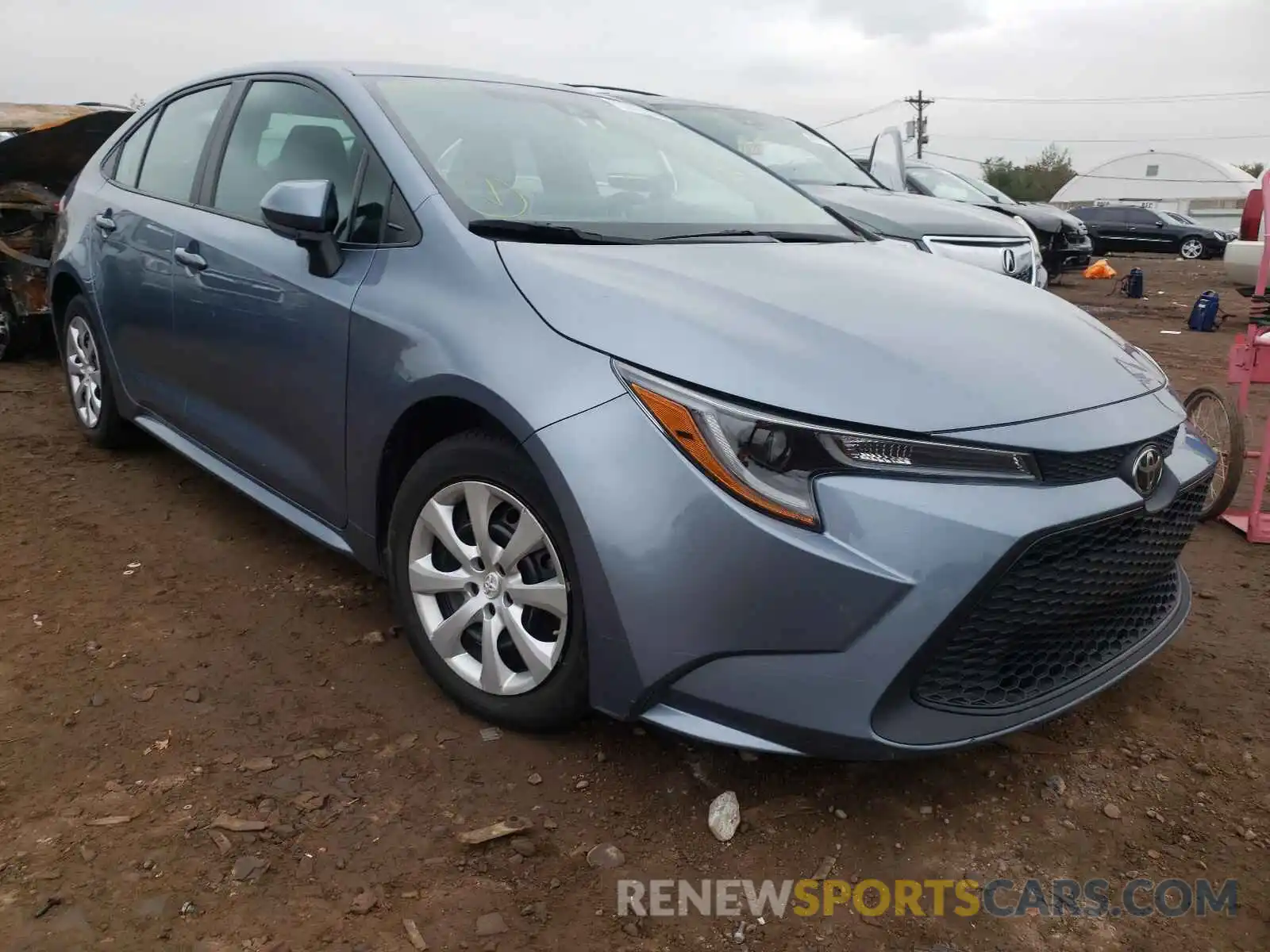 1 Photograph of a damaged car 5YFEPRAE1LP018601 TOYOTA COROLLA 2020