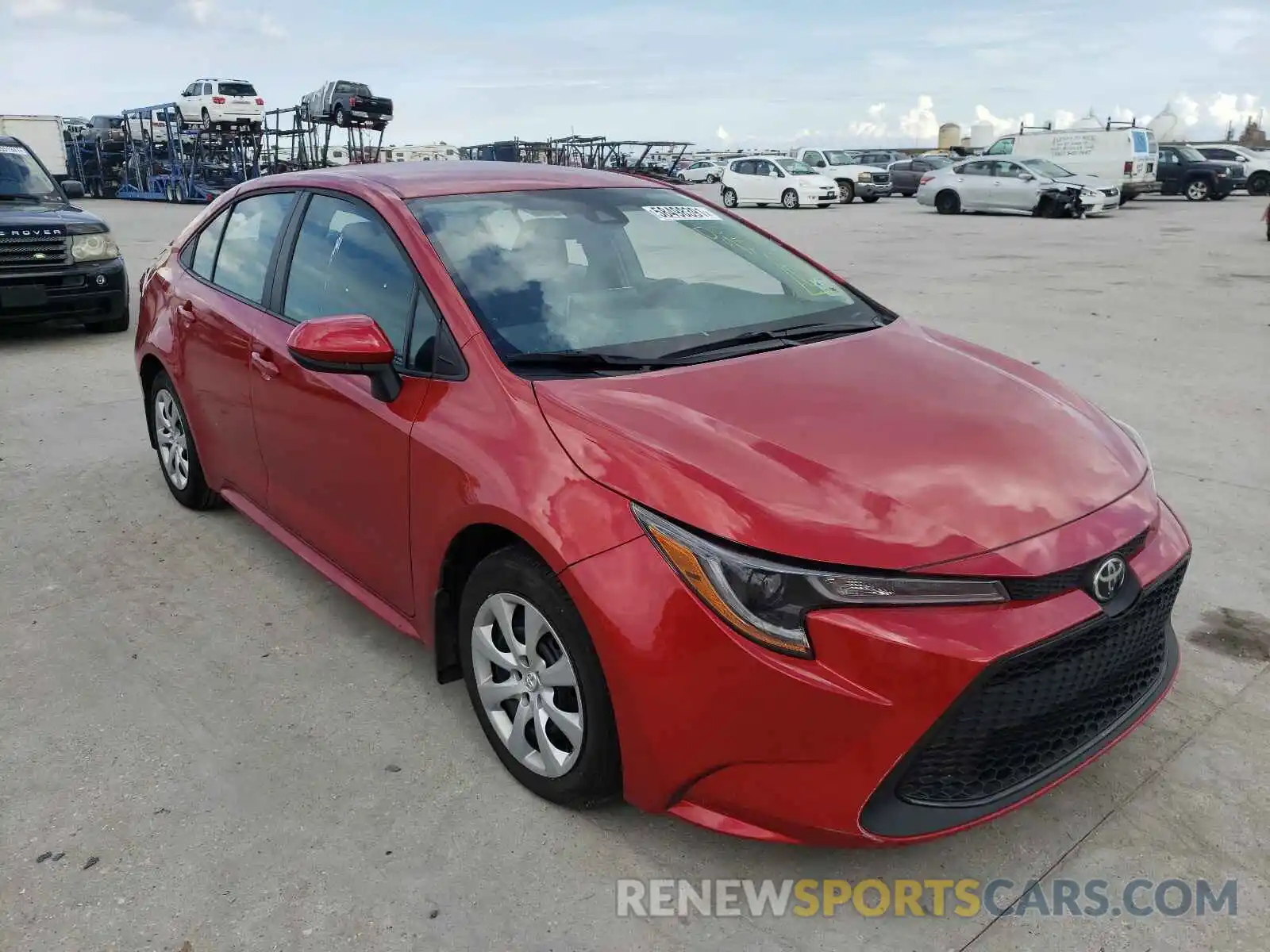 1 Photograph of a damaged car 5YFEPRAE1LP019201 TOYOTA COROLLA 2020