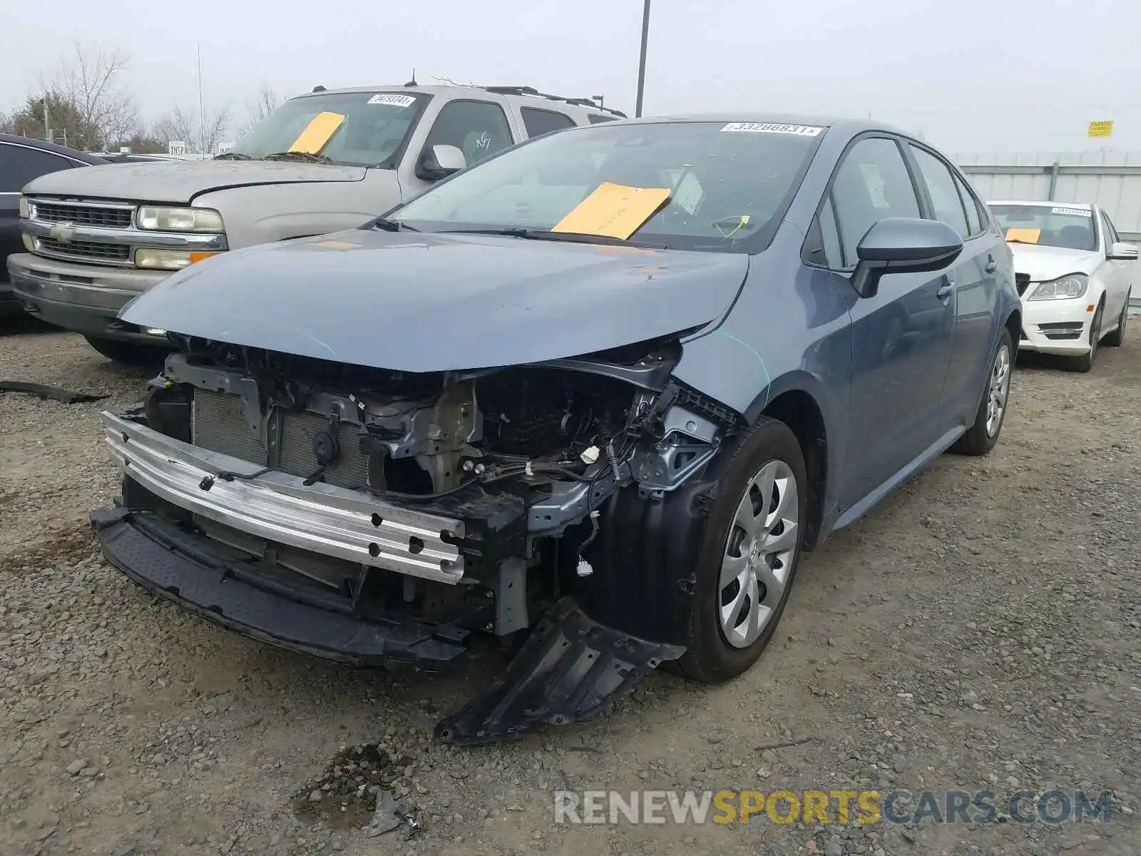 2 Photograph of a damaged car 5YFEPRAE1LP020171 TOYOTA COROLLA 2020