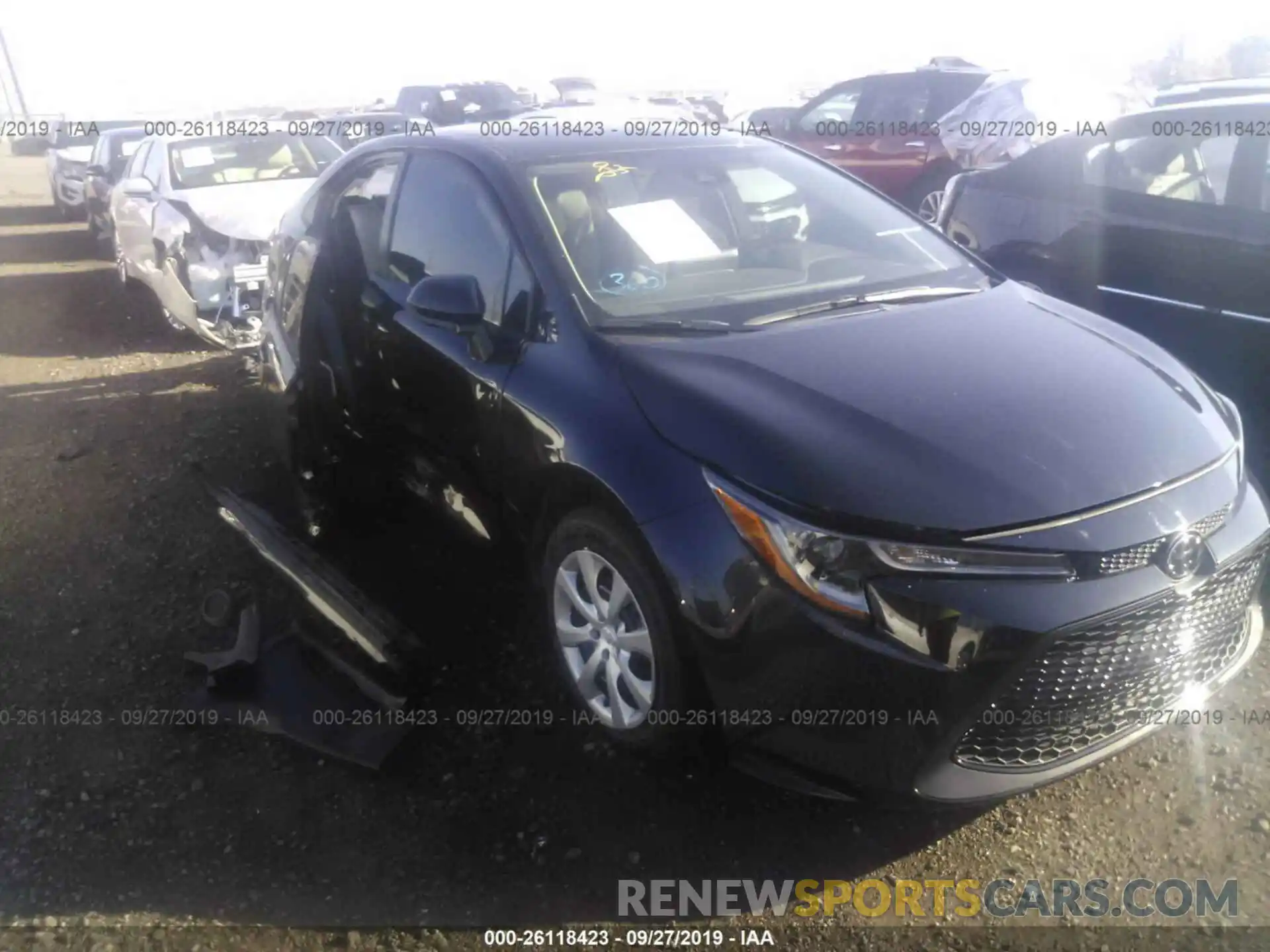 1 Photograph of a damaged car 5YFEPRAE1LP020509 TOYOTA COROLLA 2020