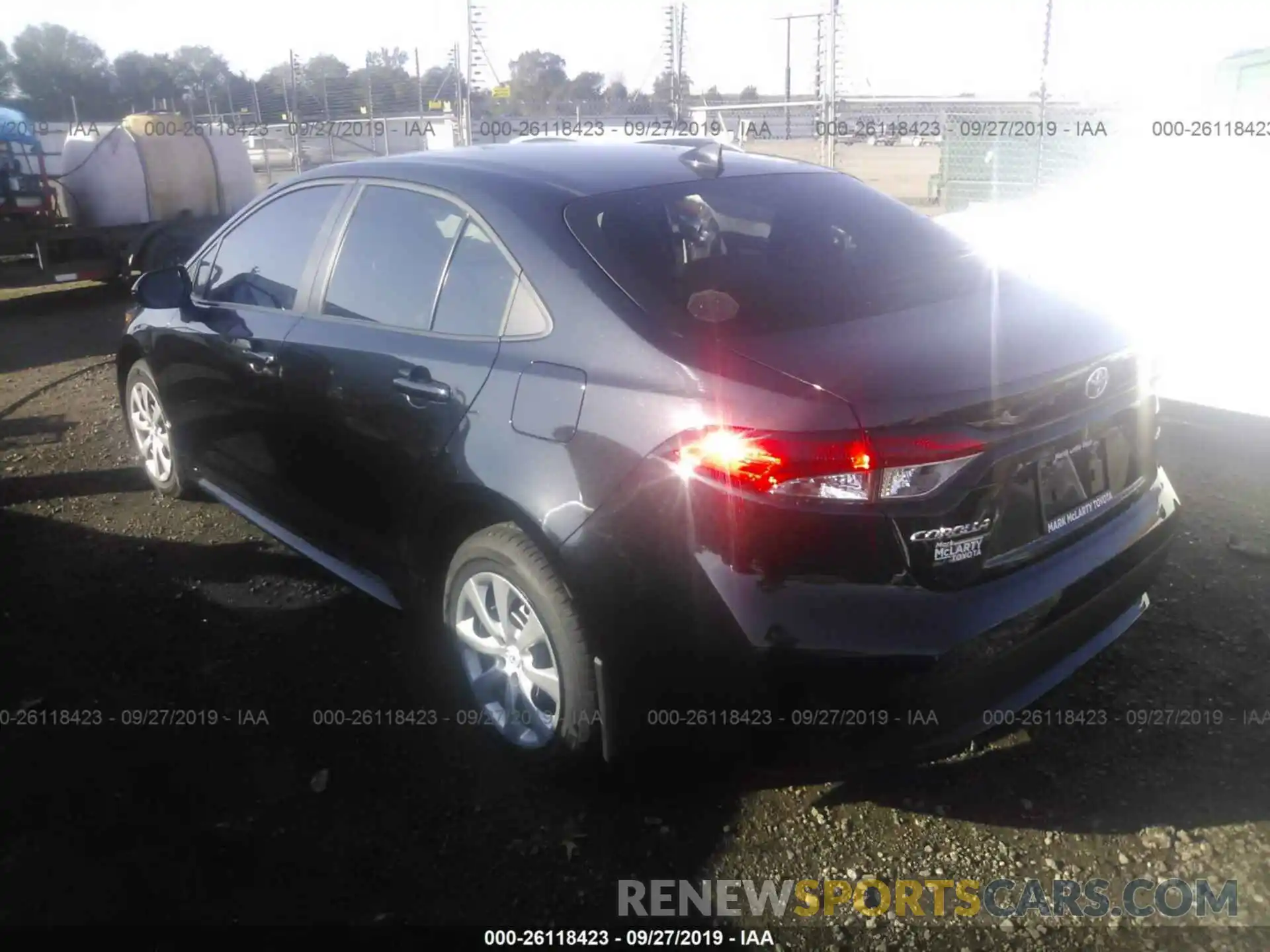 3 Photograph of a damaged car 5YFEPRAE1LP020509 TOYOTA COROLLA 2020