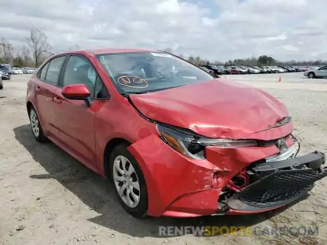 1 Photograph of a damaged car 5YFEPRAE1LP020574 TOYOTA COROLLA 2020