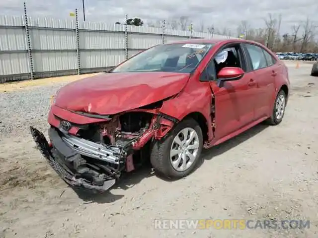 2 Photograph of a damaged car 5YFEPRAE1LP020574 TOYOTA COROLLA 2020