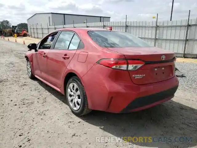 3 Photograph of a damaged car 5YFEPRAE1LP020574 TOYOTA COROLLA 2020