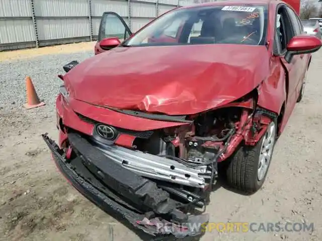 9 Photograph of a damaged car 5YFEPRAE1LP020574 TOYOTA COROLLA 2020