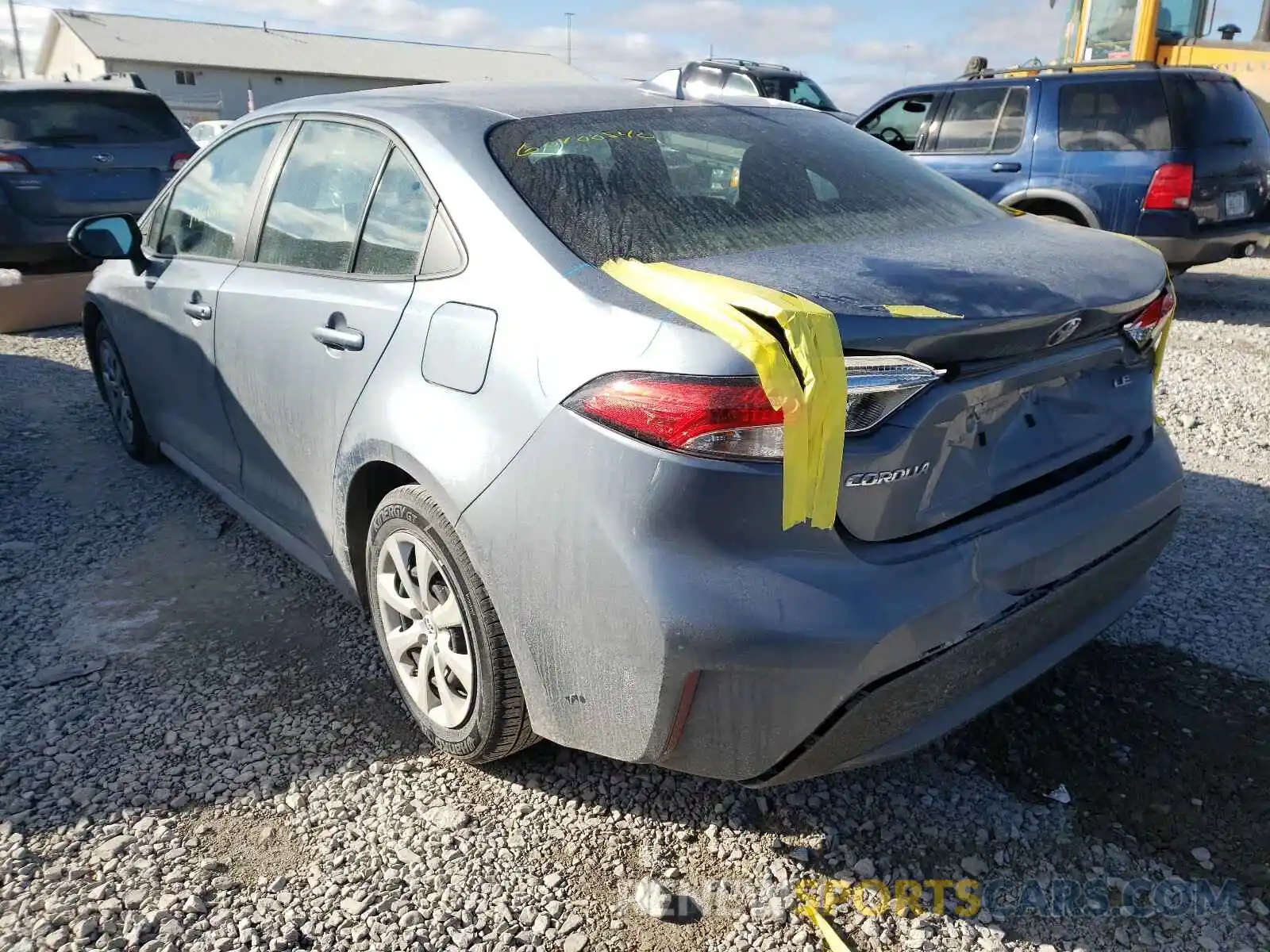 3 Photograph of a damaged car 5YFEPRAE1LP020834 TOYOTA COROLLA 2020