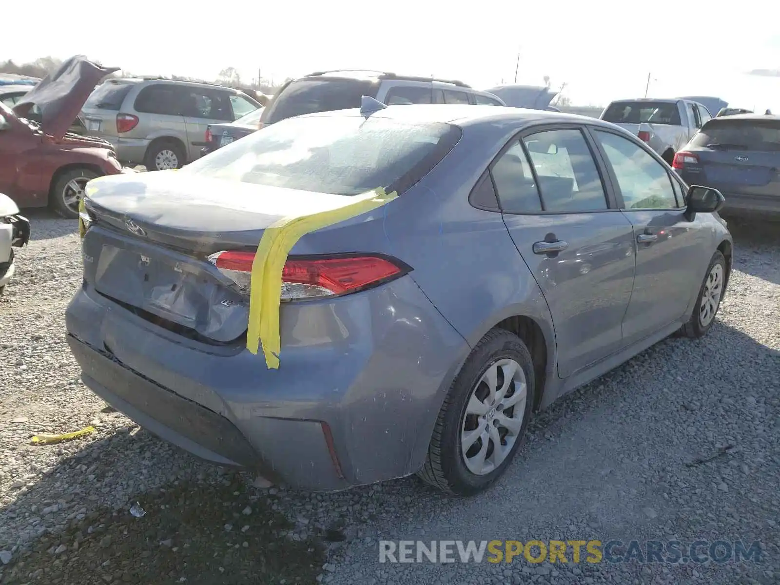 4 Photograph of a damaged car 5YFEPRAE1LP020834 TOYOTA COROLLA 2020