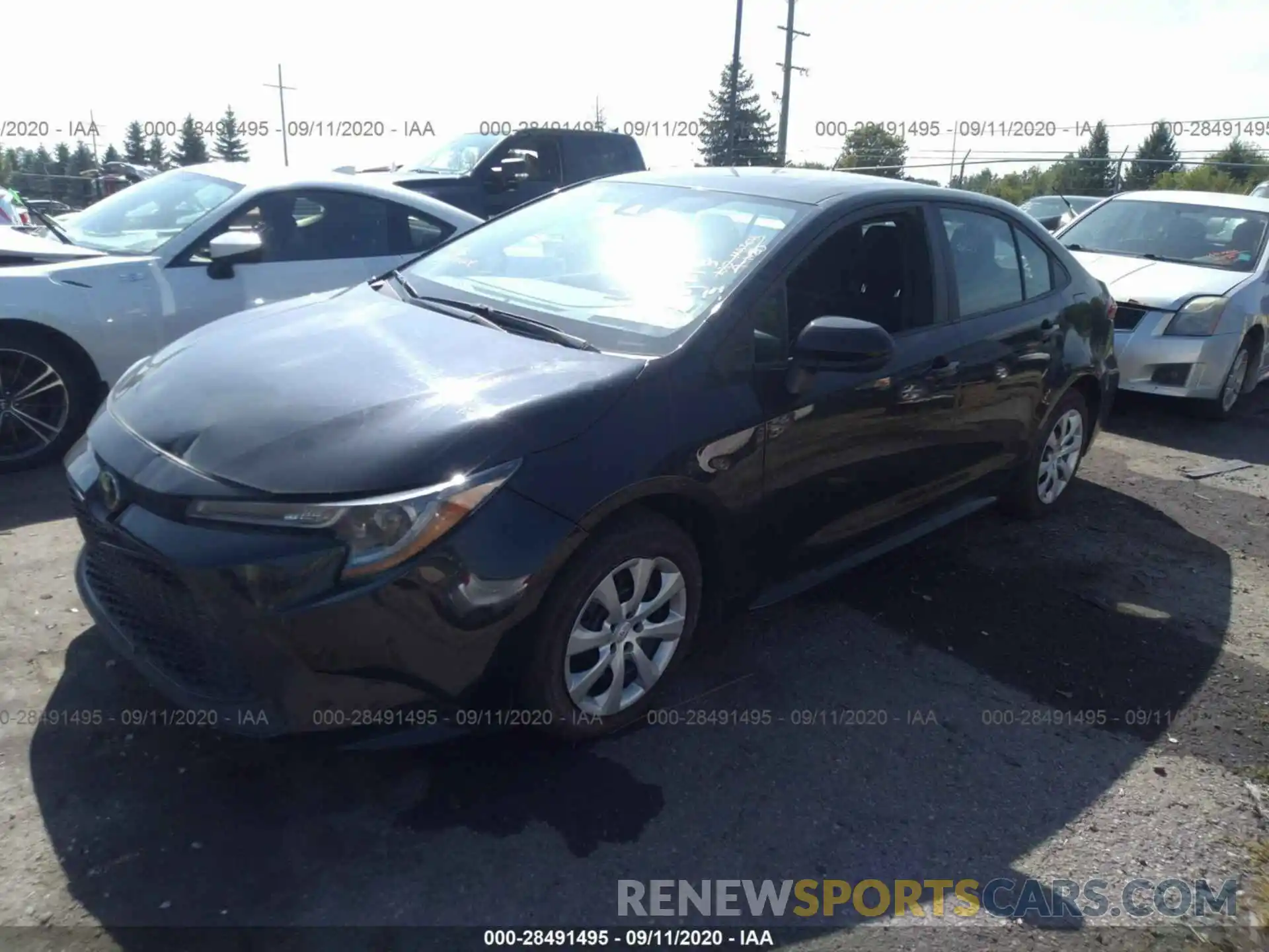 2 Photograph of a damaged car 5YFEPRAE1LP020980 TOYOTA COROLLA 2020