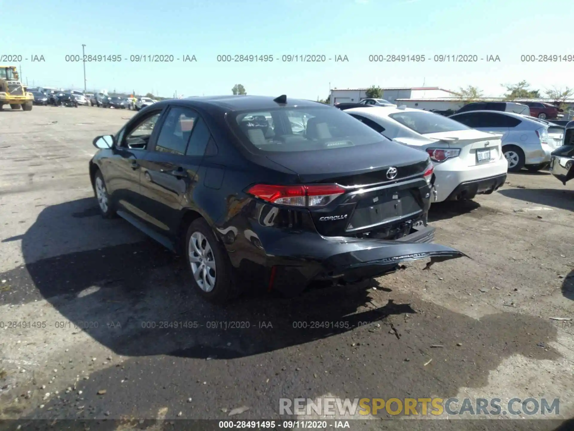 3 Photograph of a damaged car 5YFEPRAE1LP020980 TOYOTA COROLLA 2020