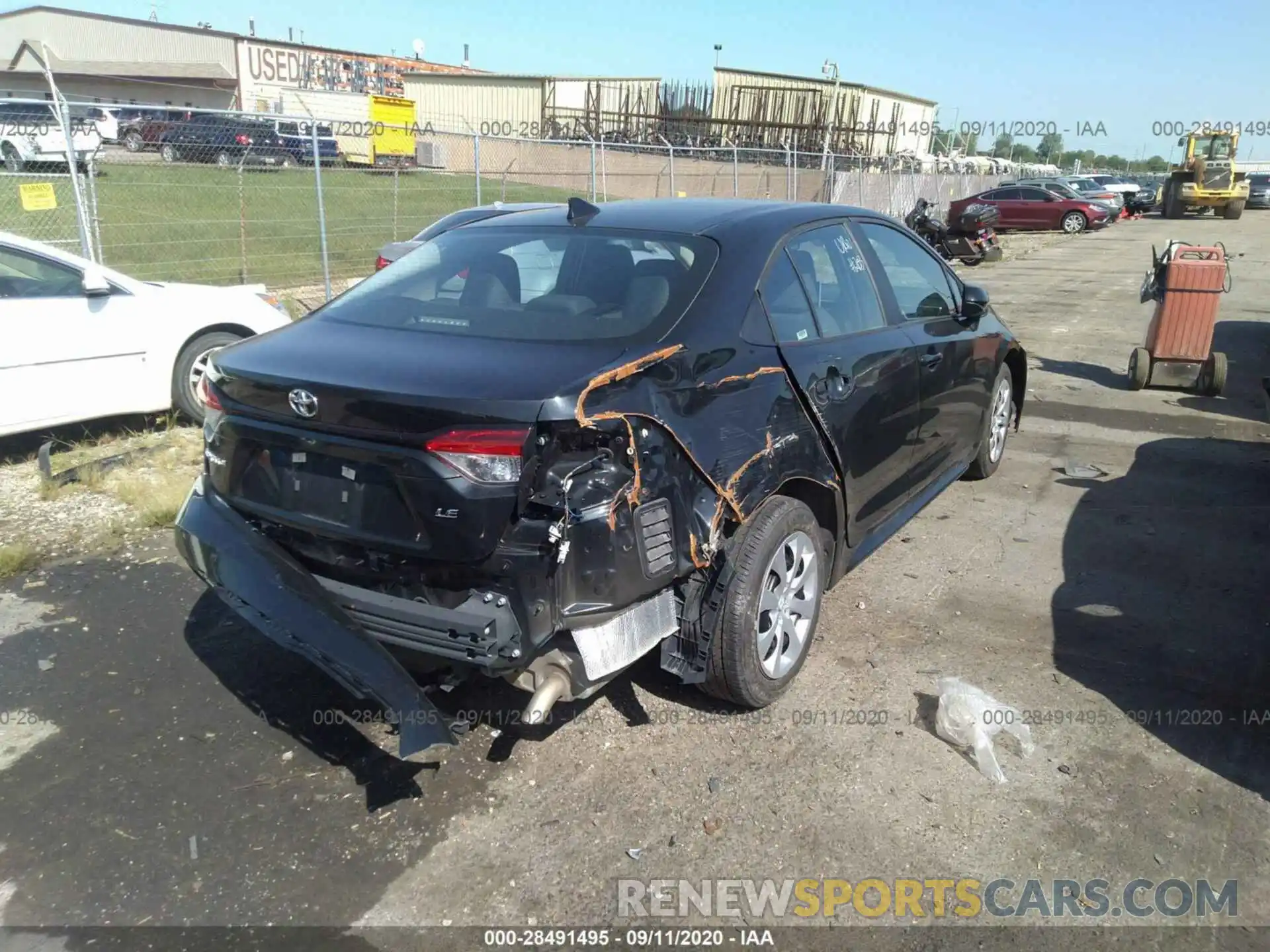 4 Photograph of a damaged car 5YFEPRAE1LP020980 TOYOTA COROLLA 2020