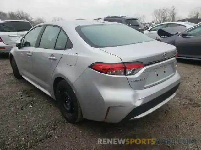 3 Photograph of a damaged car 5YFEPRAE1LP021000 TOYOTA COROLLA 2020