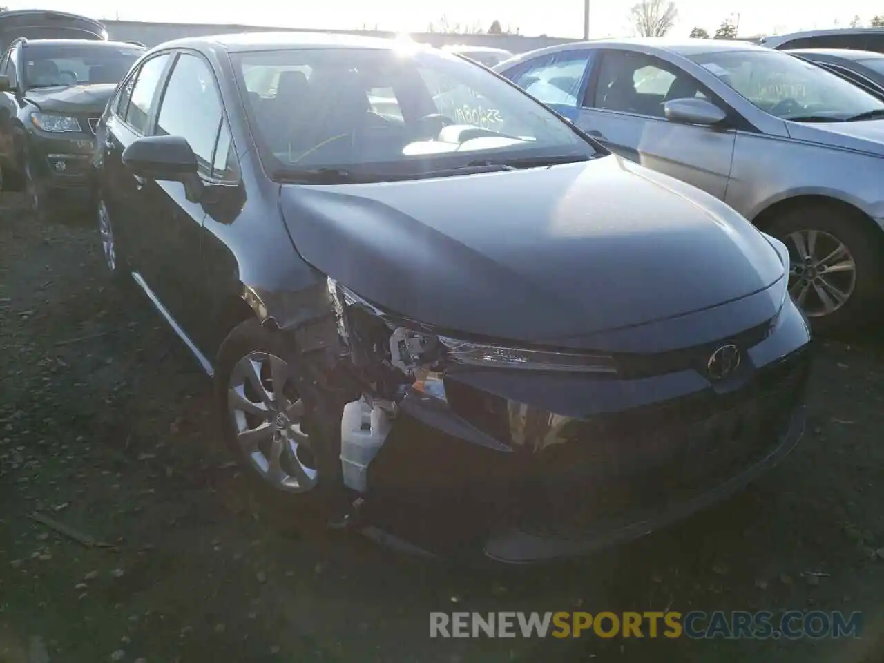 1 Photograph of a damaged car 5YFEPRAE1LP021191 TOYOTA COROLLA 2020