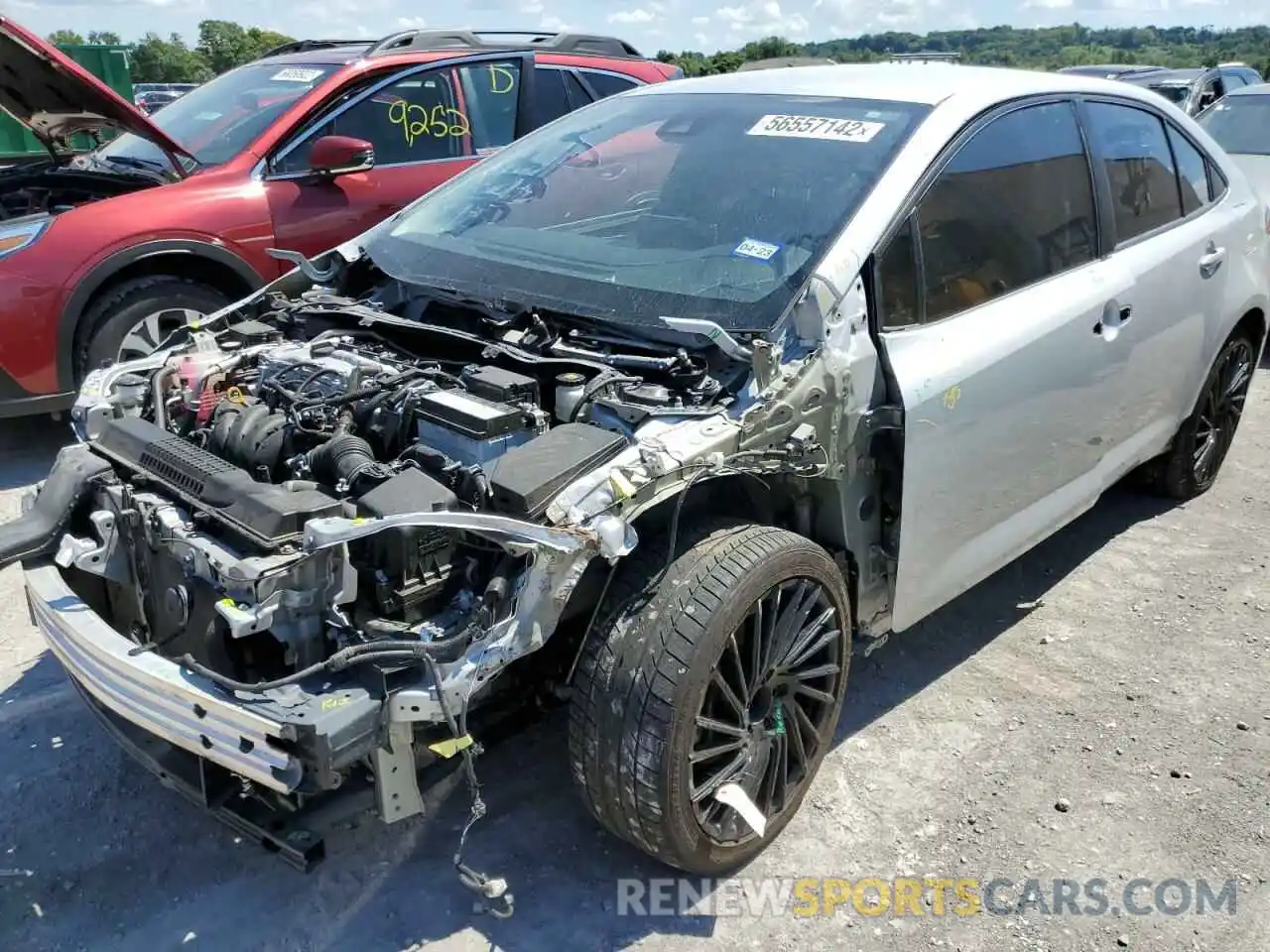 9 Photograph of a damaged car 5YFEPRAE1LP021367 TOYOTA COROLLA 2020