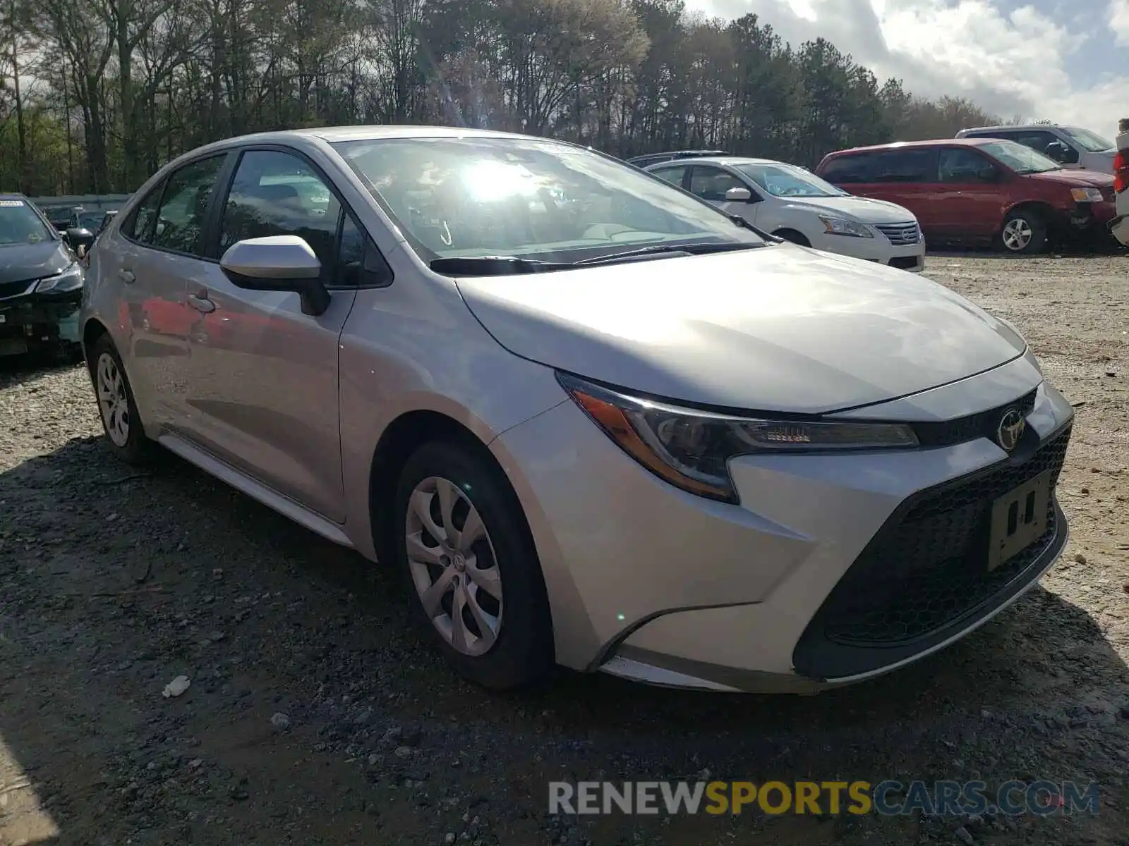 1 Photograph of a damaged car 5YFEPRAE1LP022602 TOYOTA COROLLA 2020