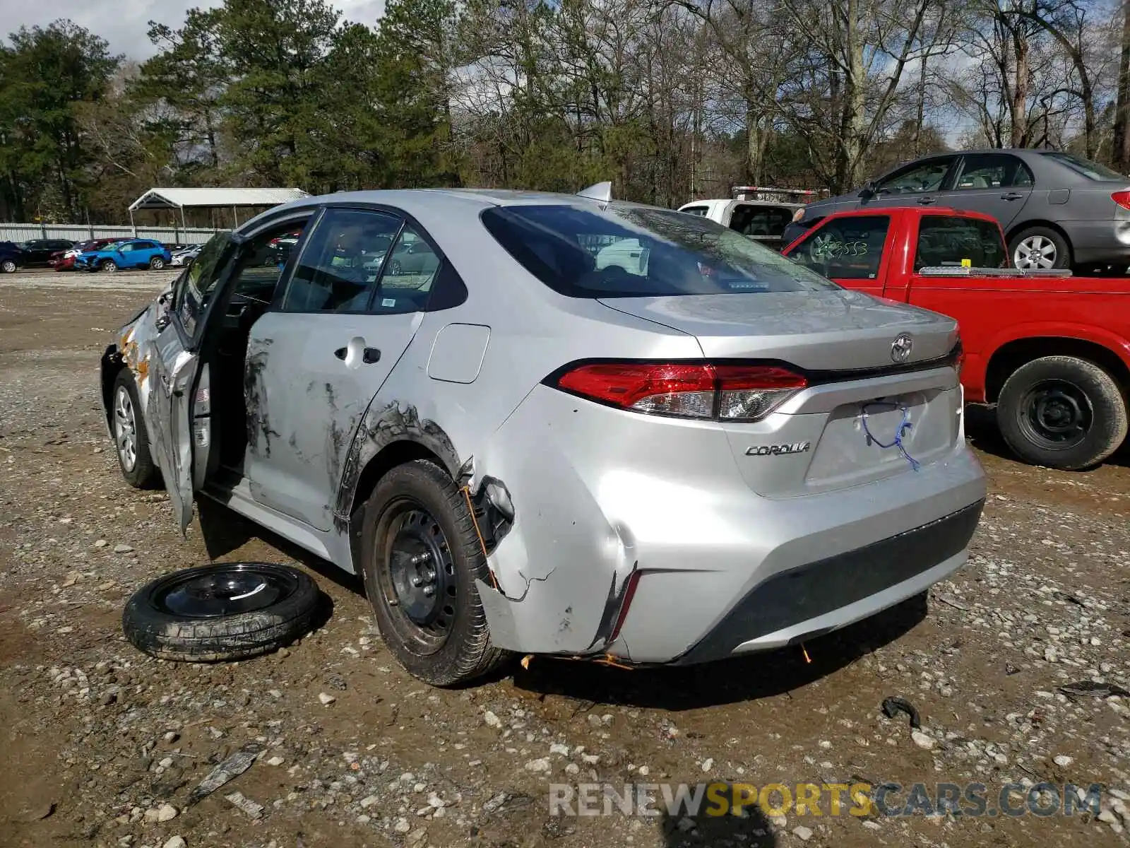 3 Photograph of a damaged car 5YFEPRAE1LP022602 TOYOTA COROLLA 2020