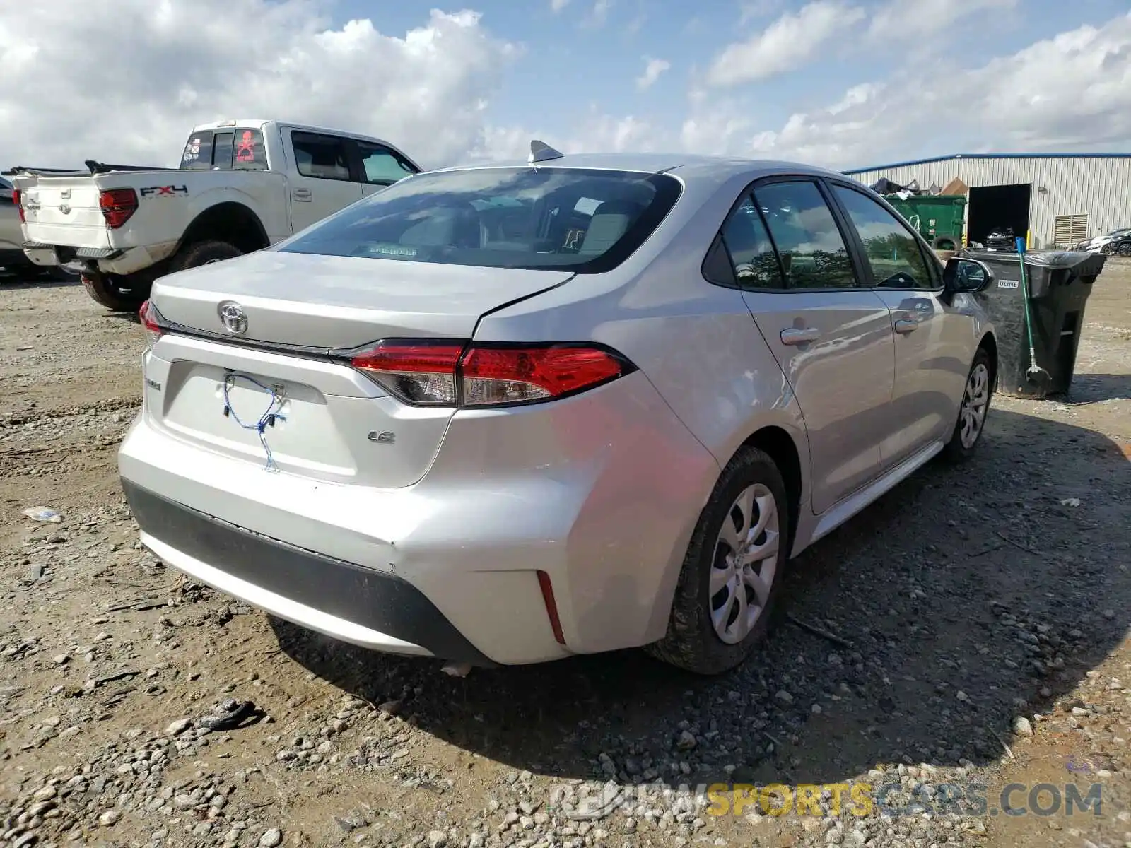 4 Photograph of a damaged car 5YFEPRAE1LP022602 TOYOTA COROLLA 2020