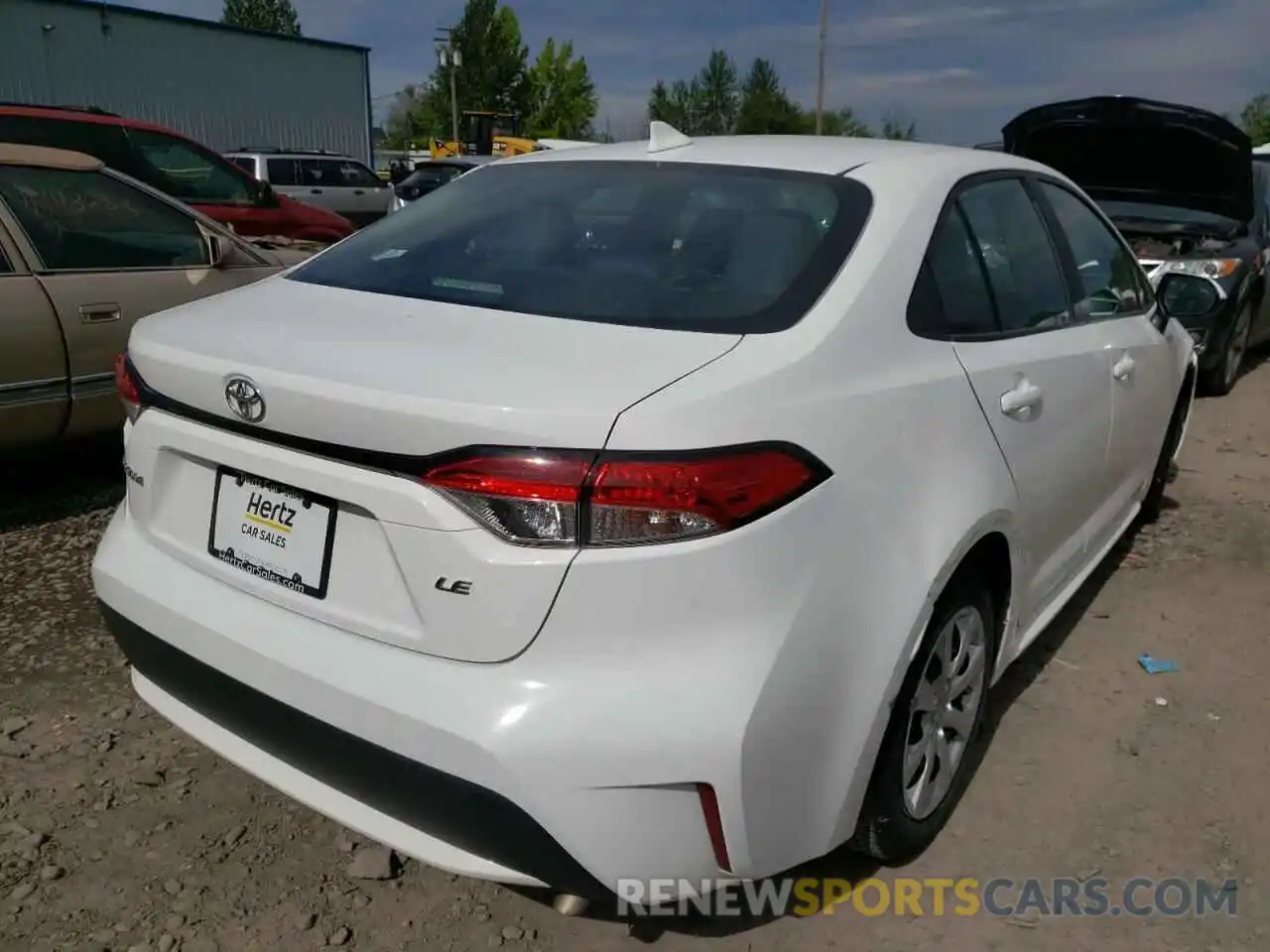 4 Photograph of a damaged car 5YFEPRAE1LP022857 TOYOTA COROLLA 2020