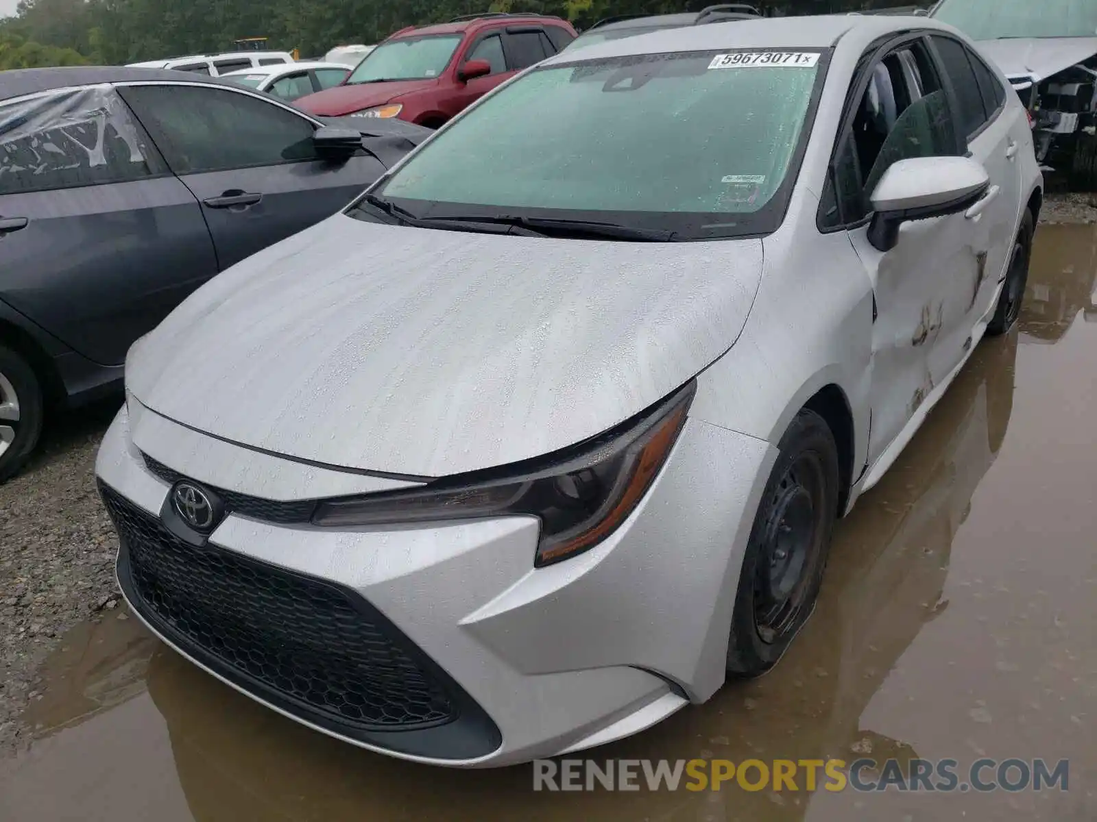 2 Photograph of a damaged car 5YFEPRAE1LP023233 TOYOTA COROLLA 2020