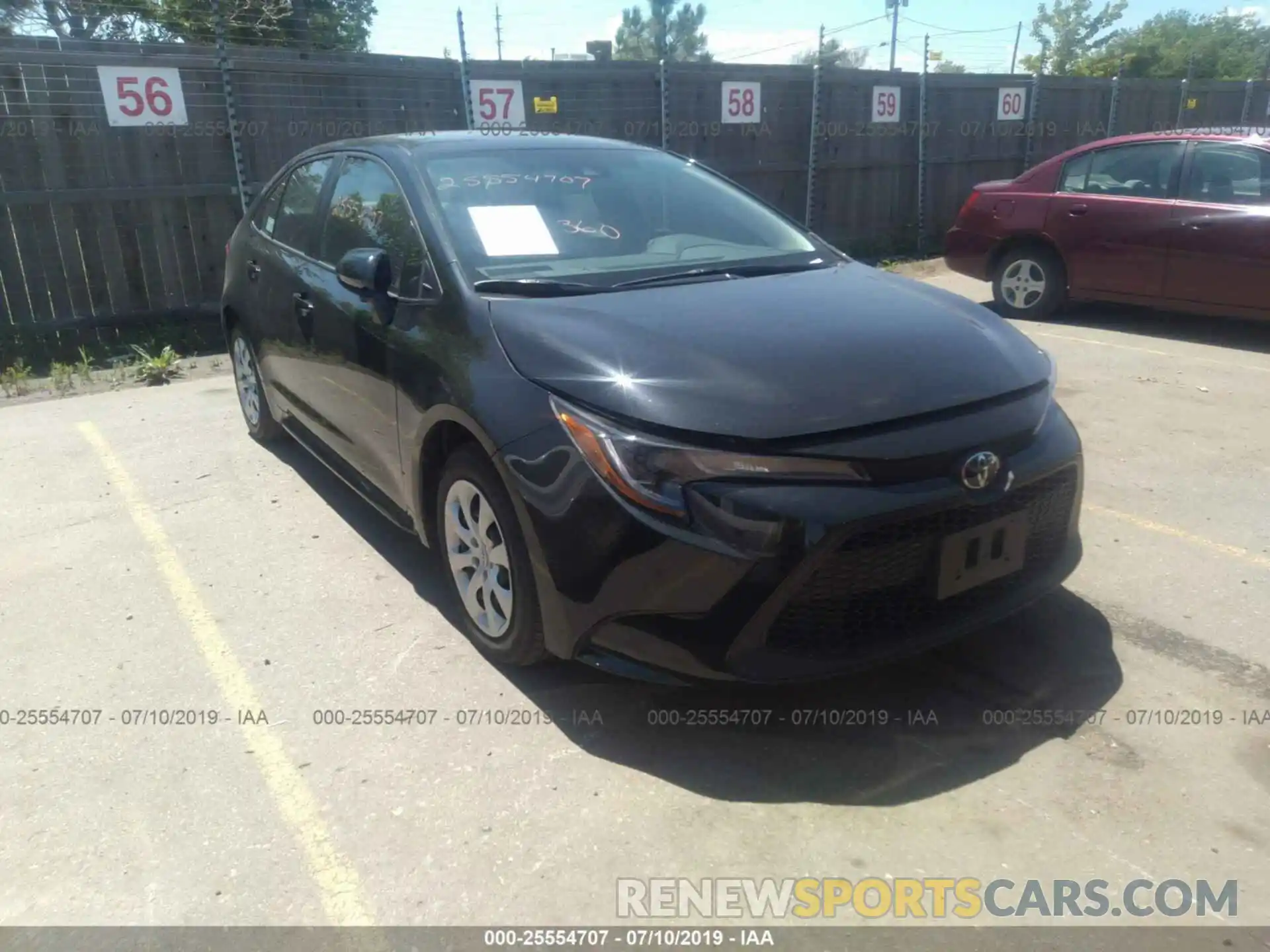 1 Photograph of a damaged car 5YFEPRAE1LP023569 TOYOTA COROLLA 2020