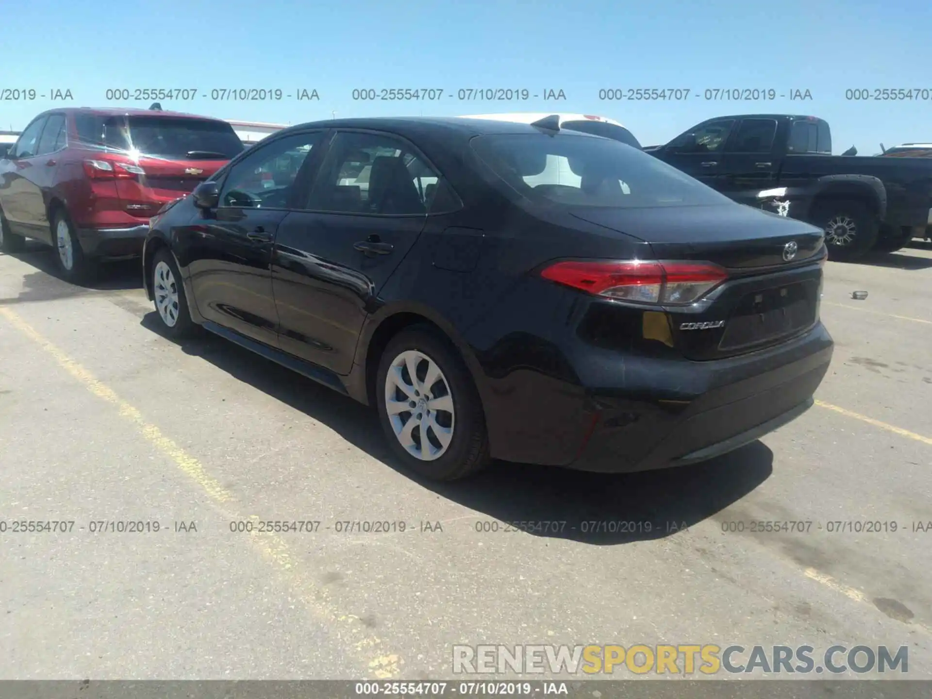 3 Photograph of a damaged car 5YFEPRAE1LP023569 TOYOTA COROLLA 2020