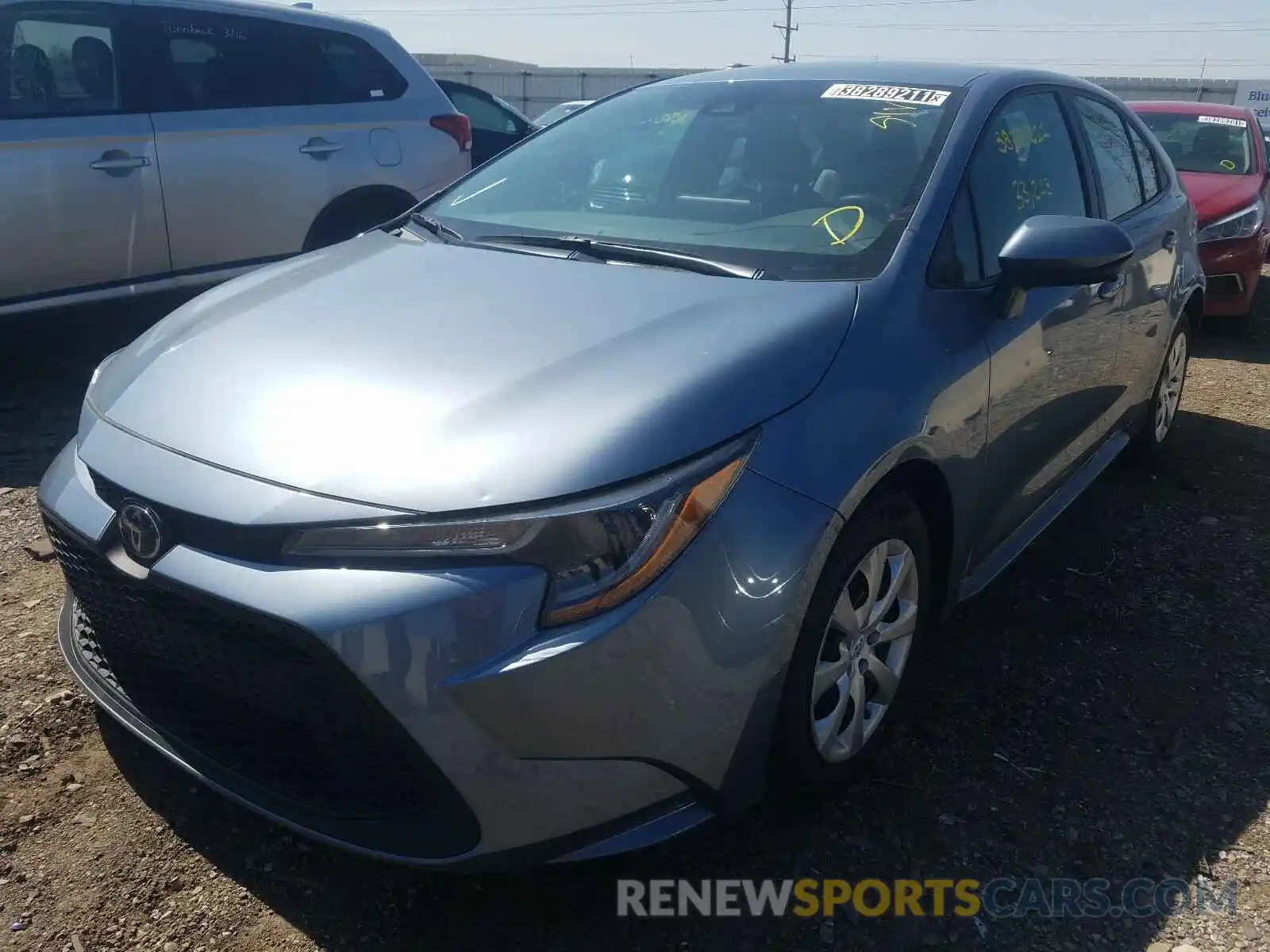 2 Photograph of a damaged car 5YFEPRAE1LP024530 TOYOTA COROLLA 2020