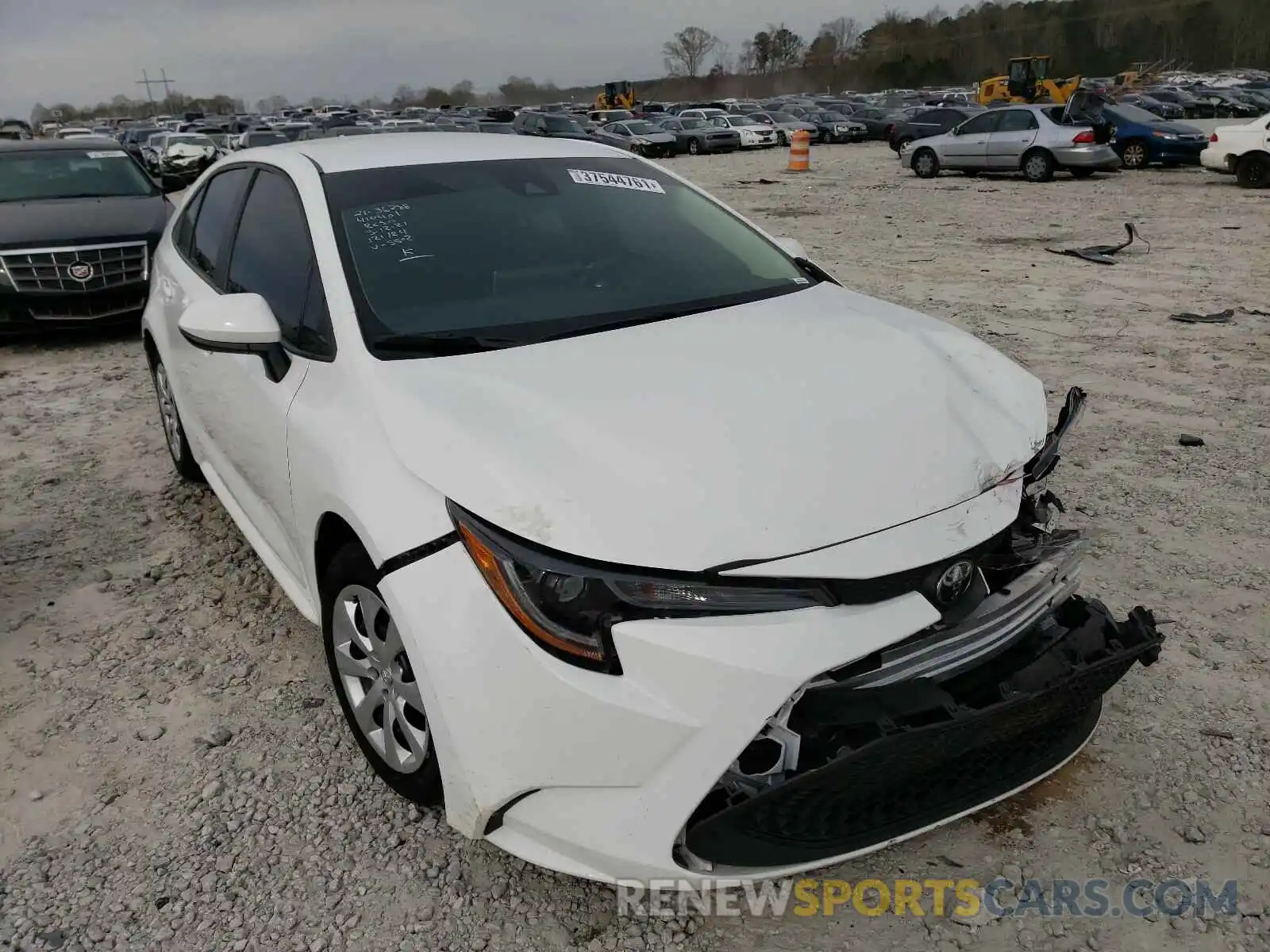 1 Photograph of a damaged car 5YFEPRAE1LP025502 TOYOTA COROLLA 2020