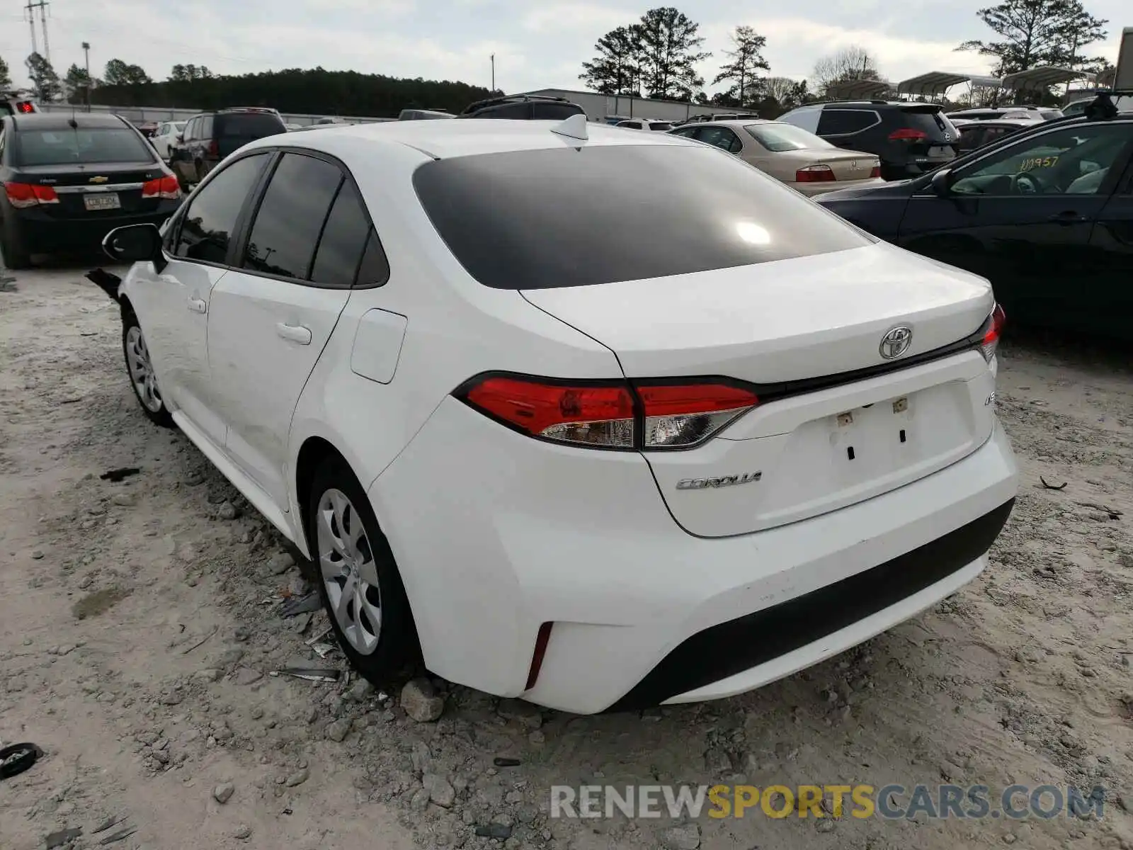 3 Photograph of a damaged car 5YFEPRAE1LP025502 TOYOTA COROLLA 2020