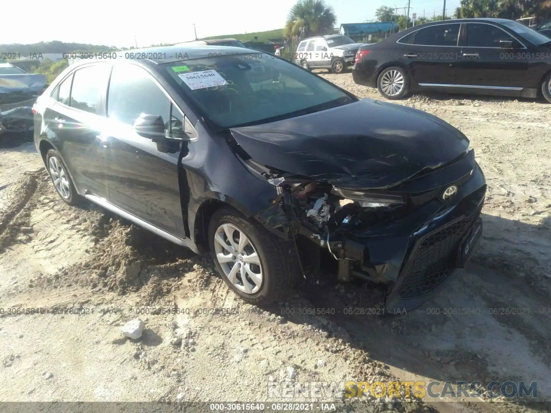 1 Photograph of a damaged car 5YFEPRAE1LP026004 TOYOTA COROLLA 2020