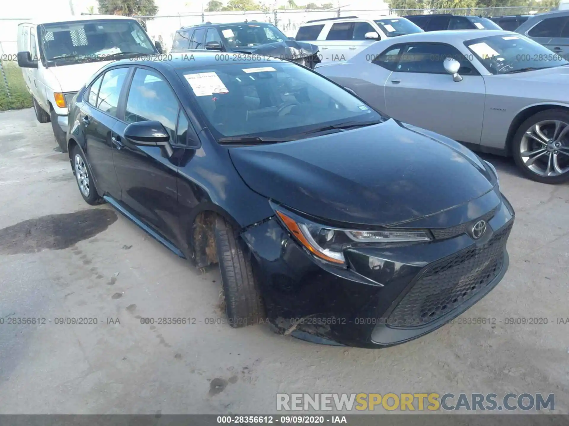 1 Photograph of a damaged car 5YFEPRAE1LP026276 TOYOTA COROLLA 2020