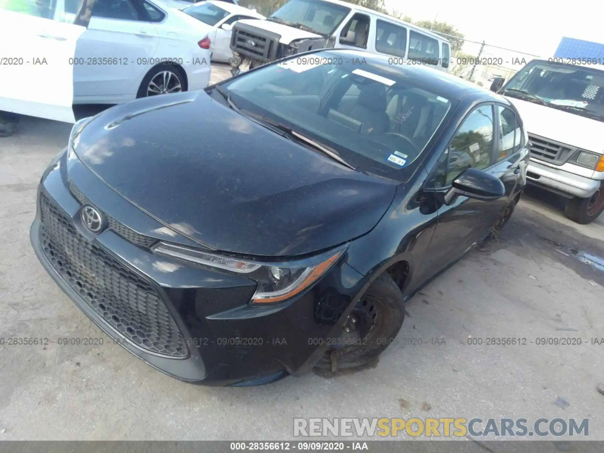 2 Photograph of a damaged car 5YFEPRAE1LP026276 TOYOTA COROLLA 2020