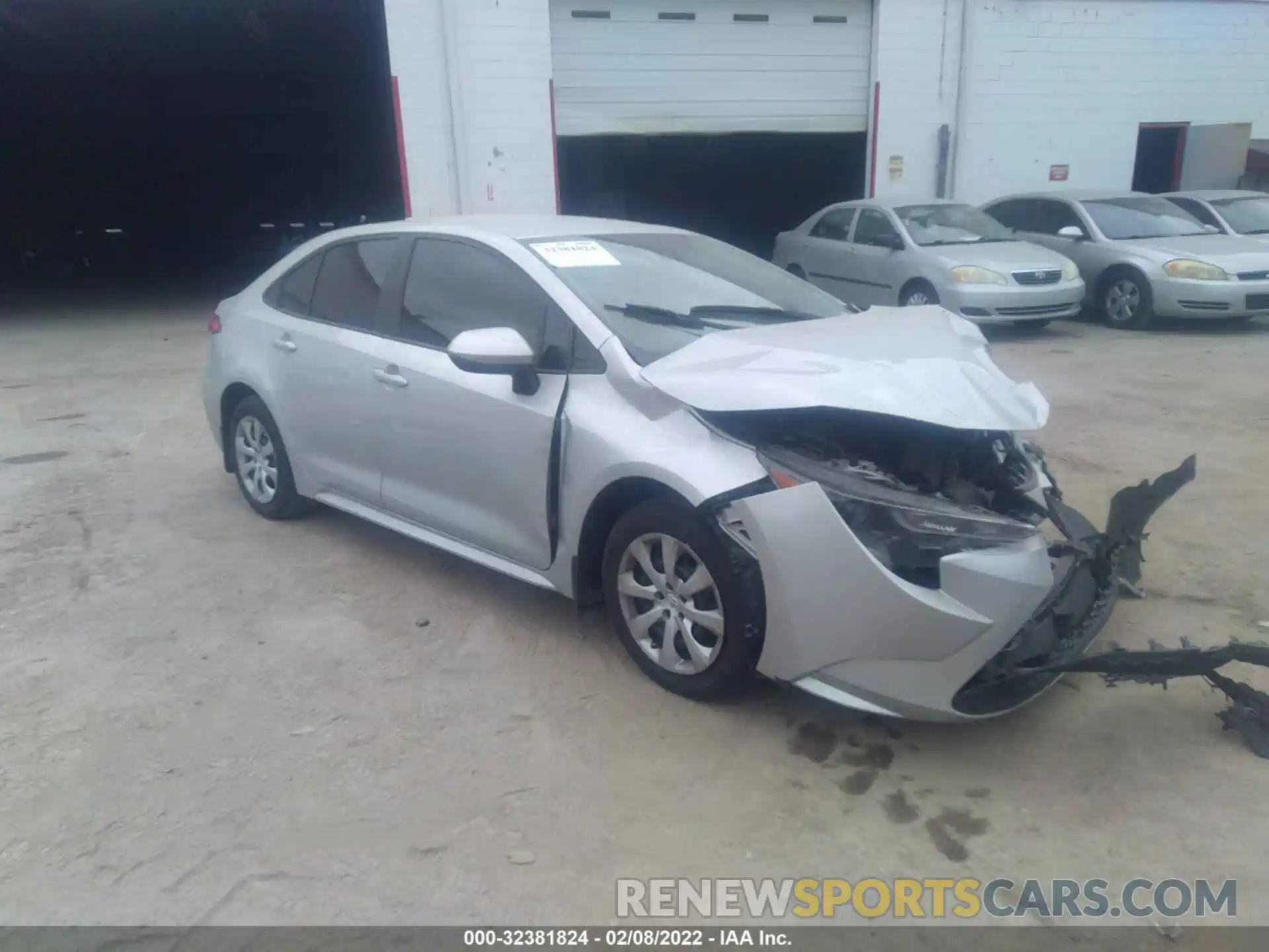 1 Photograph of a damaged car 5YFEPRAE1LP026441 TOYOTA COROLLA 2020