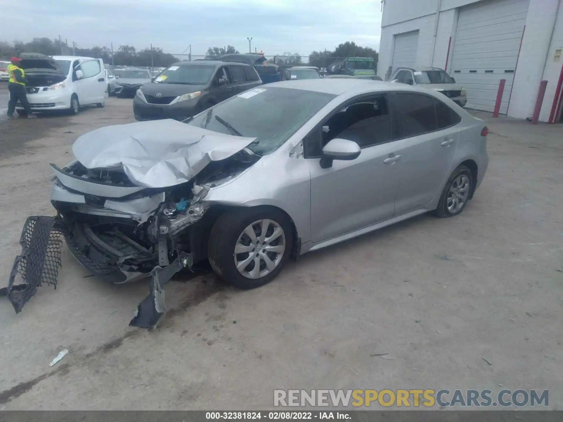 2 Photograph of a damaged car 5YFEPRAE1LP026441 TOYOTA COROLLA 2020