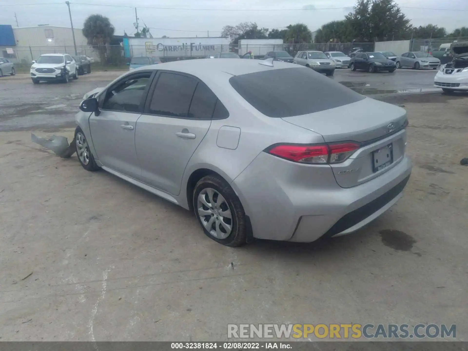 3 Photograph of a damaged car 5YFEPRAE1LP026441 TOYOTA COROLLA 2020