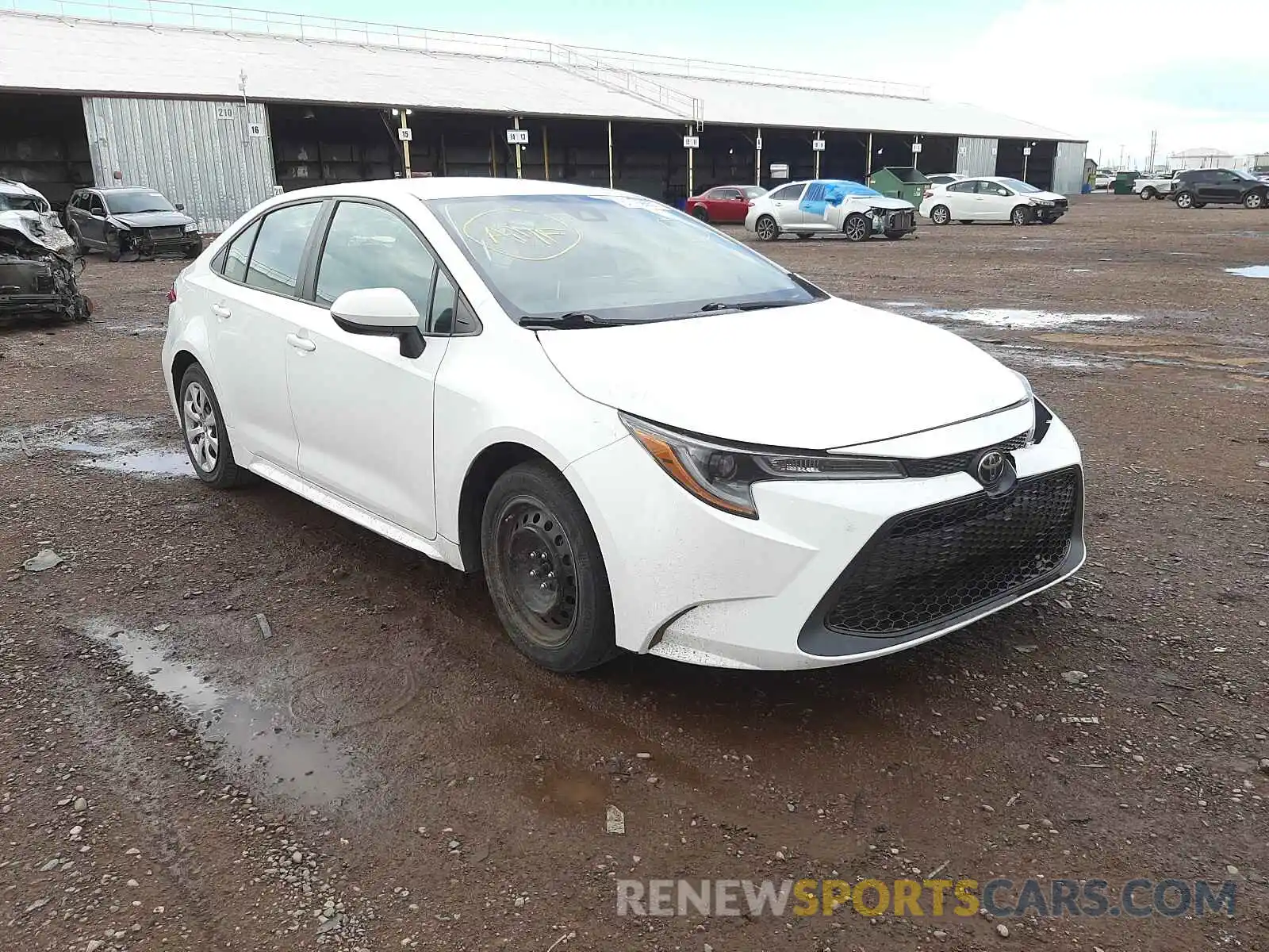 1 Photograph of a damaged car 5YFEPRAE1LP026794 TOYOTA COROLLA 2020