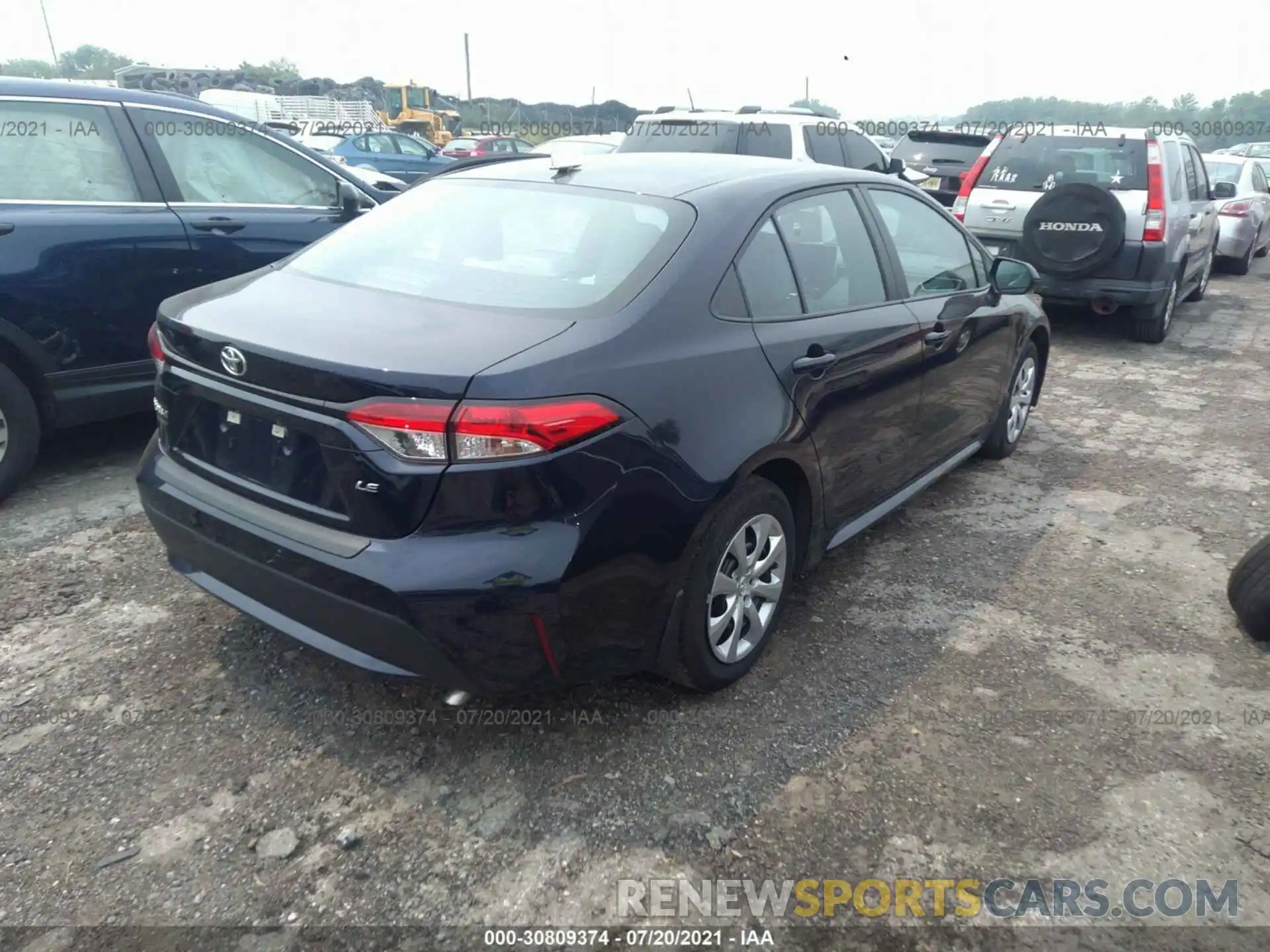 4 Photograph of a damaged car 5YFEPRAE1LP027198 TOYOTA COROLLA 2020