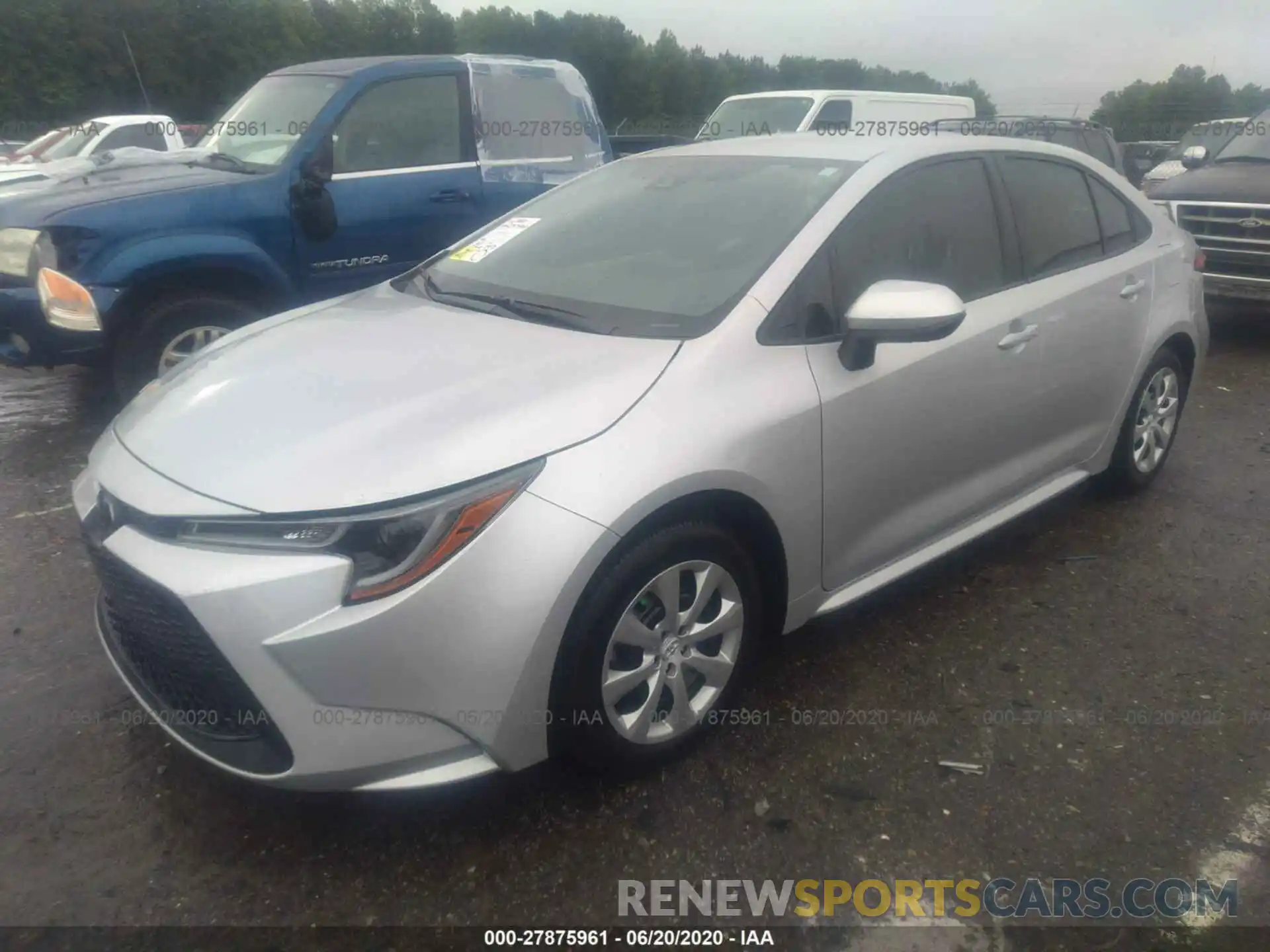 2 Photograph of a damaged car 5YFEPRAE1LP028125 TOYOTA COROLLA 2020