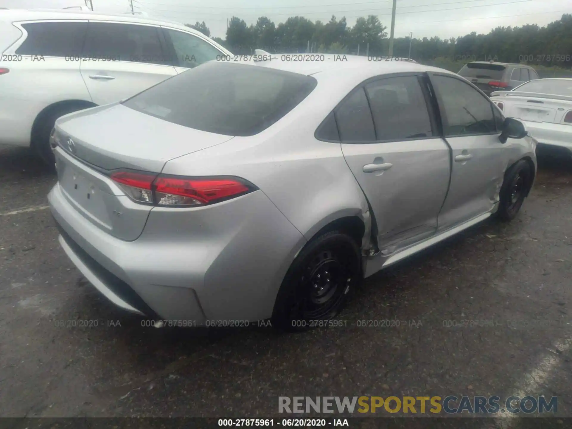 4 Photograph of a damaged car 5YFEPRAE1LP028125 TOYOTA COROLLA 2020