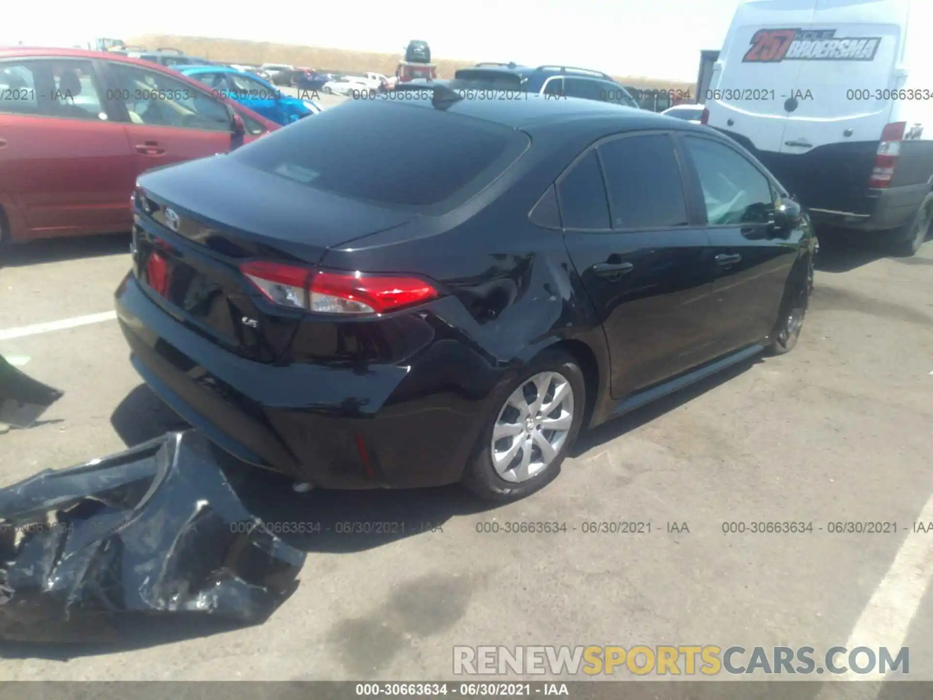 4 Photograph of a damaged car 5YFEPRAE1LP028755 TOYOTA COROLLA 2020